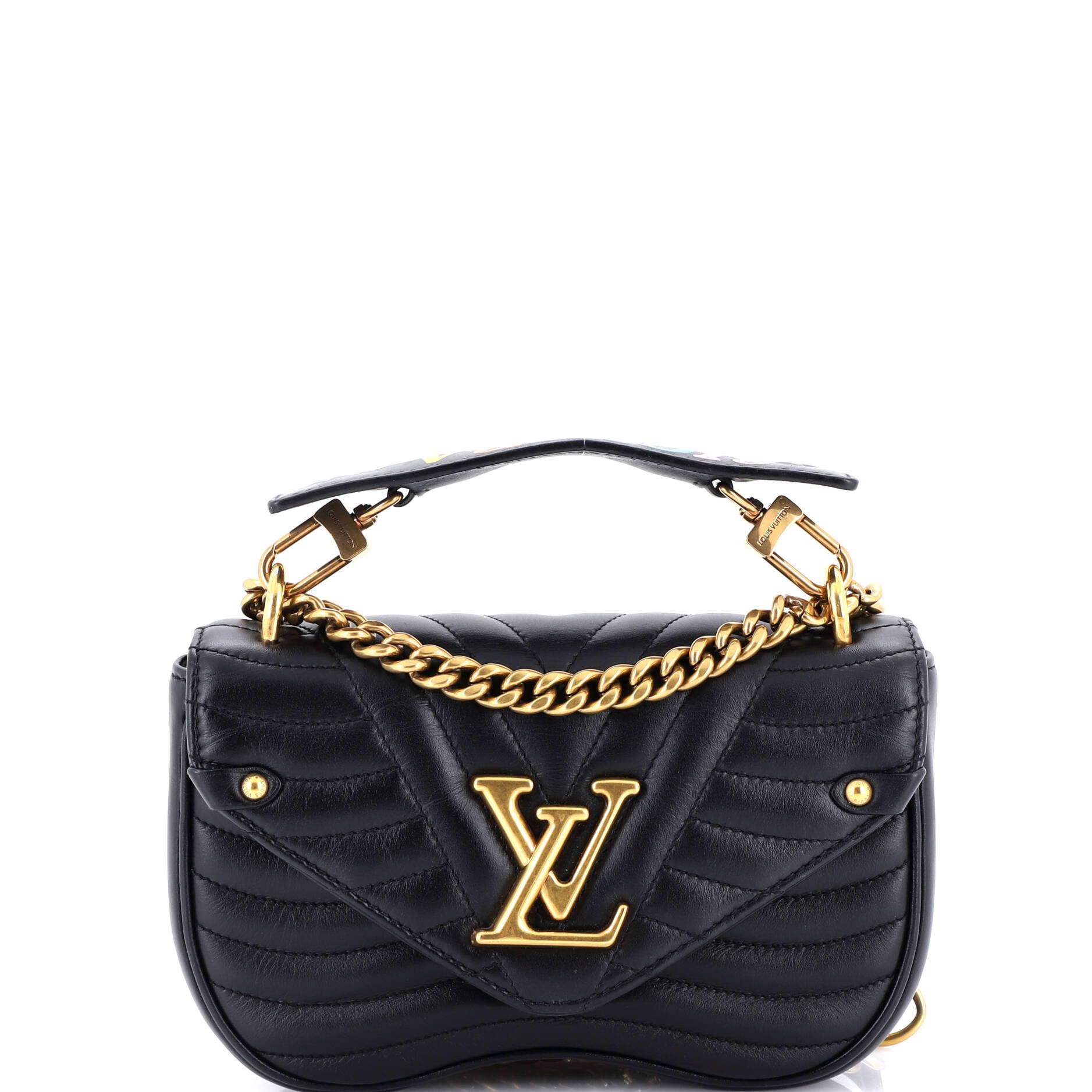 Louis Vuitton New Wave Chain Bag Quilted Leather PM