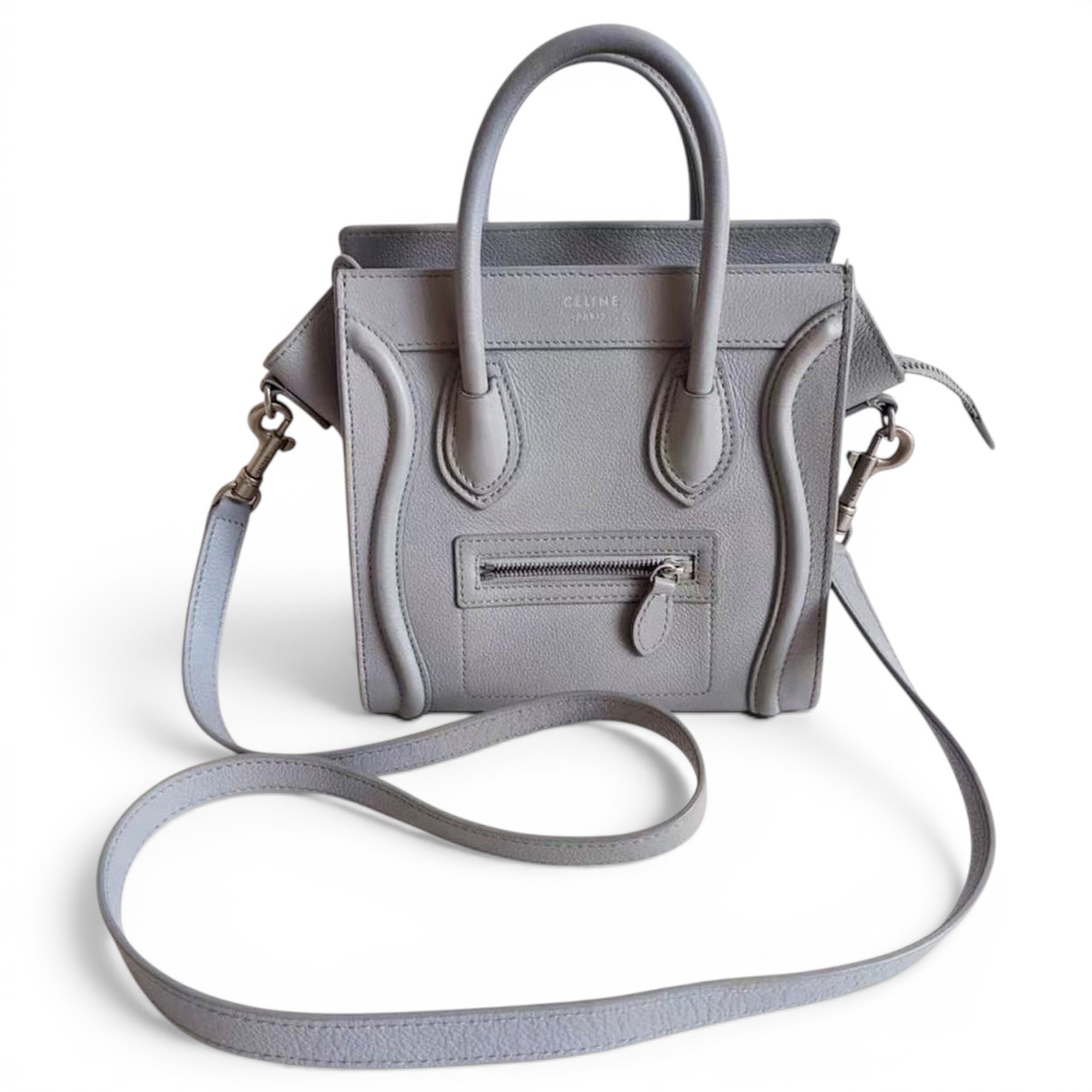 Nano Luggage leather handbag