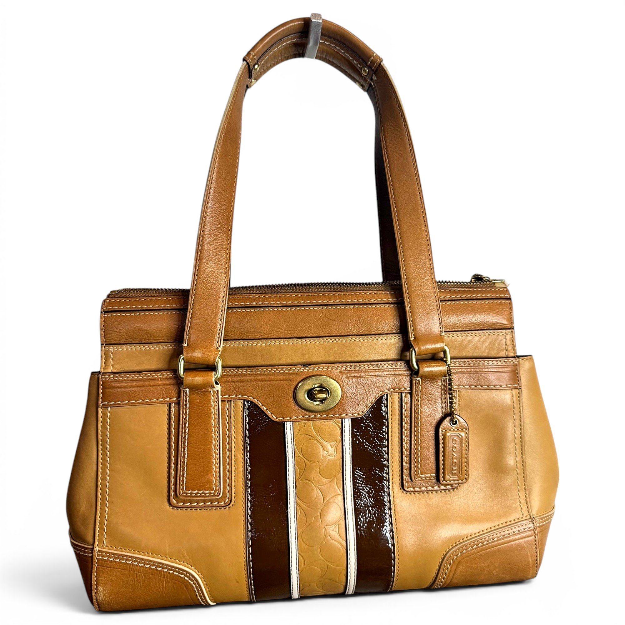 Leather satchel