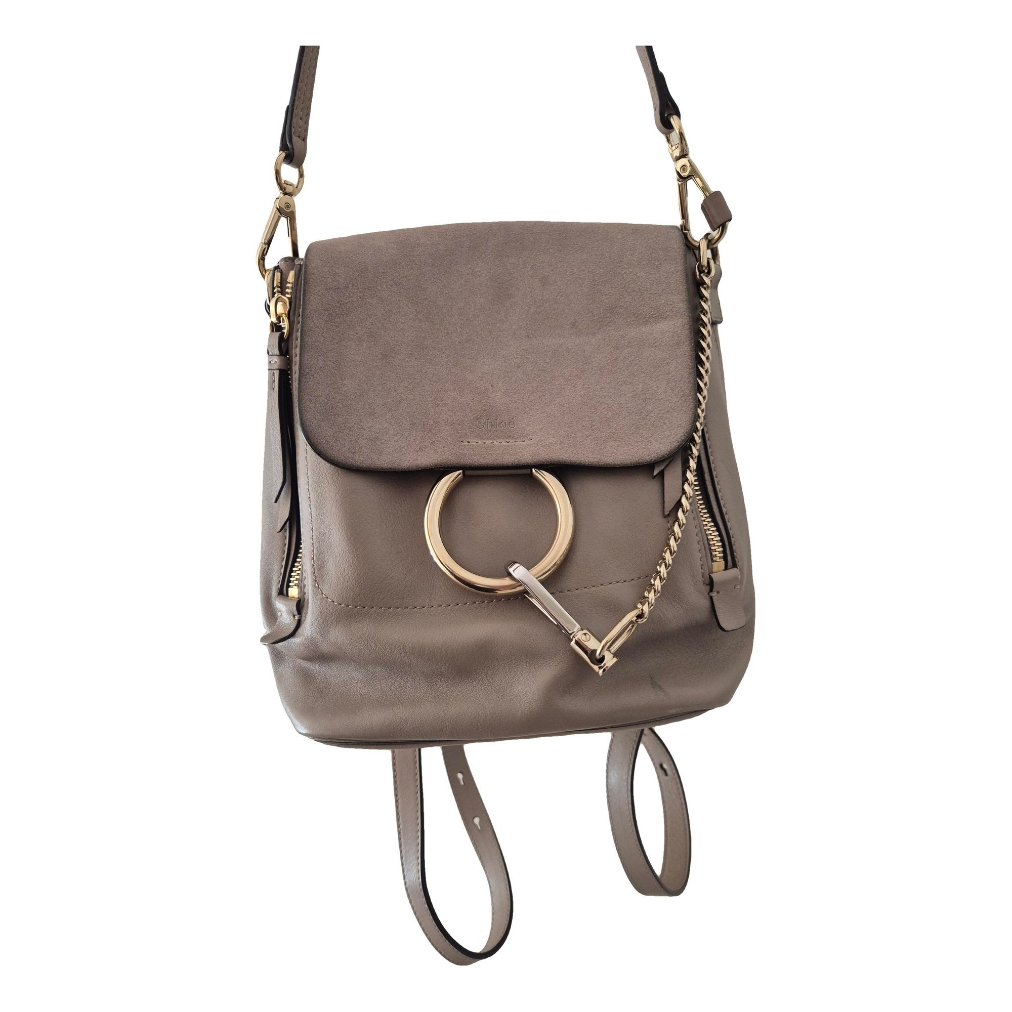 Faye leather backpack