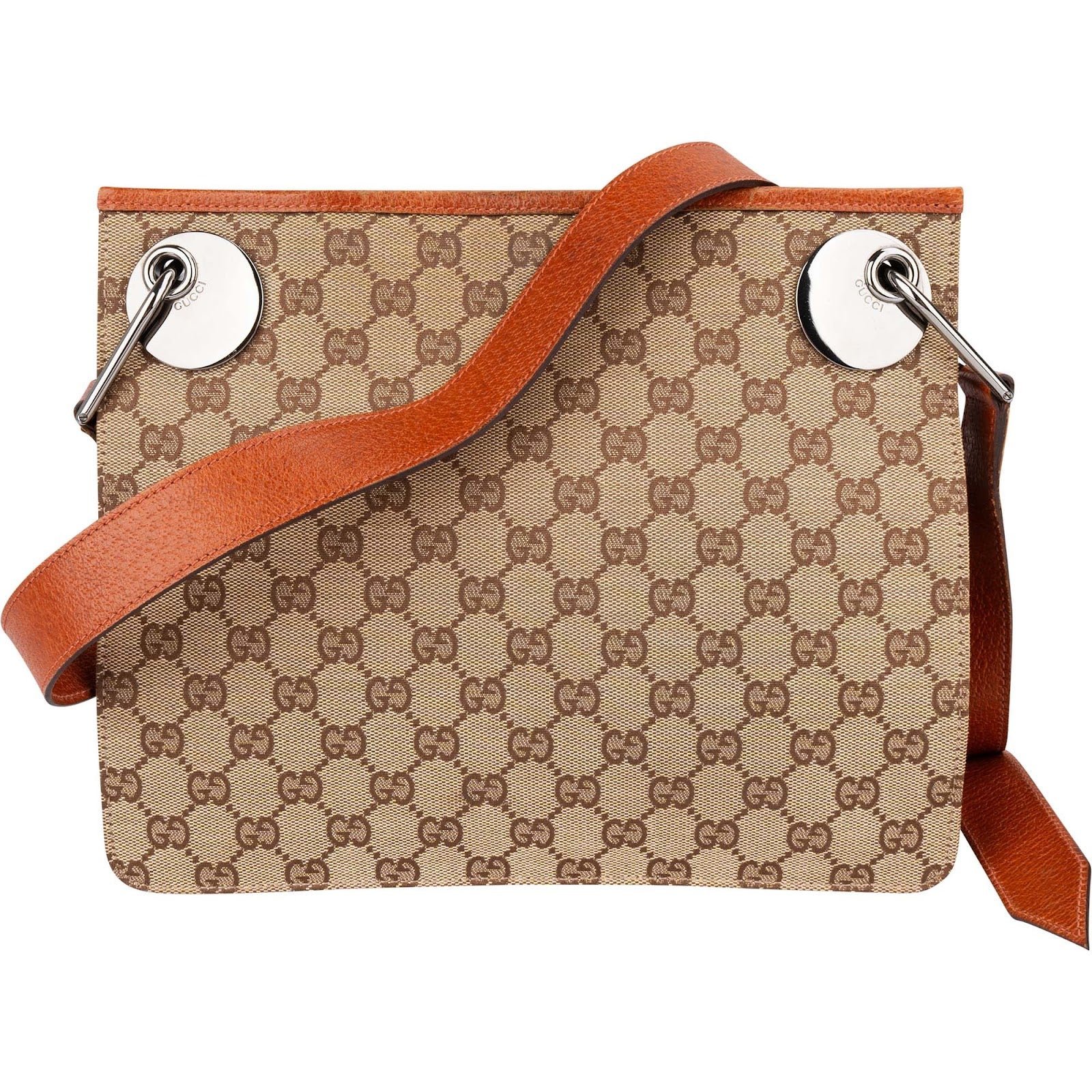 Ophidia Compartment Messenger leather crossbody bag