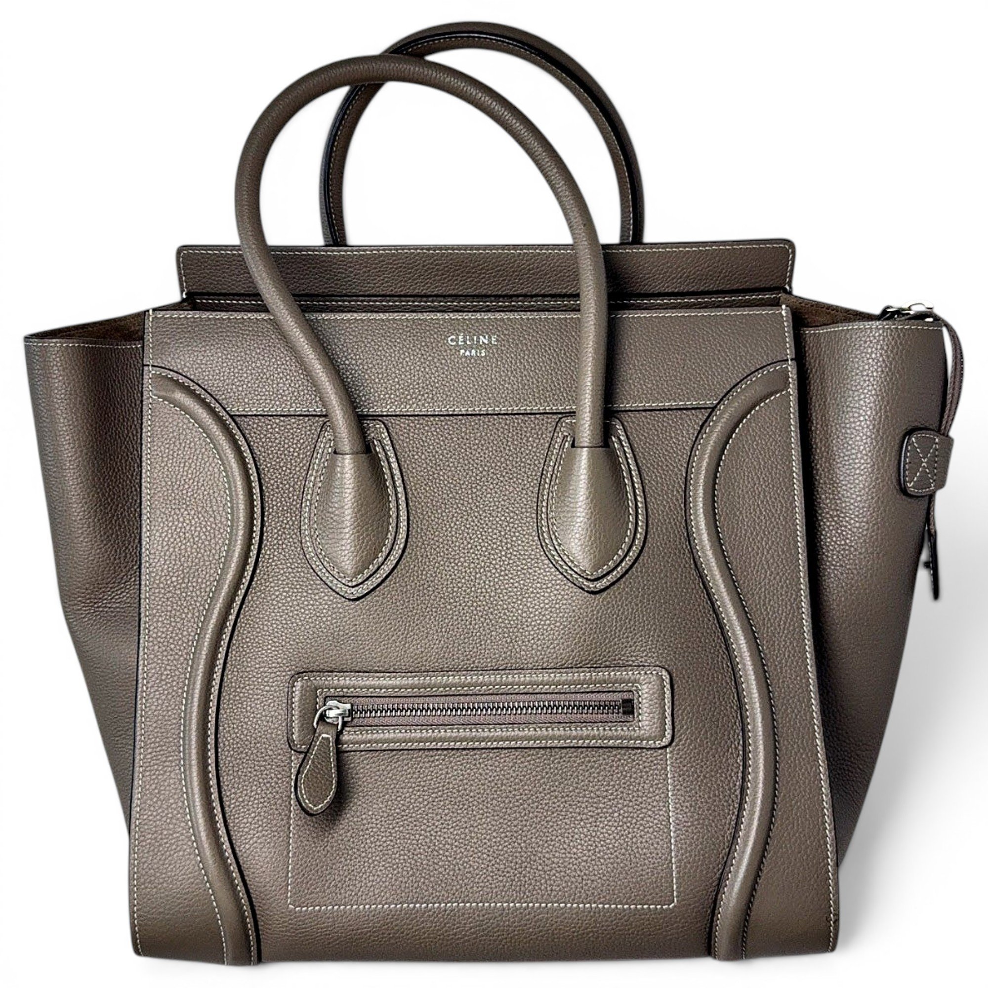 Luggage leather handbag
