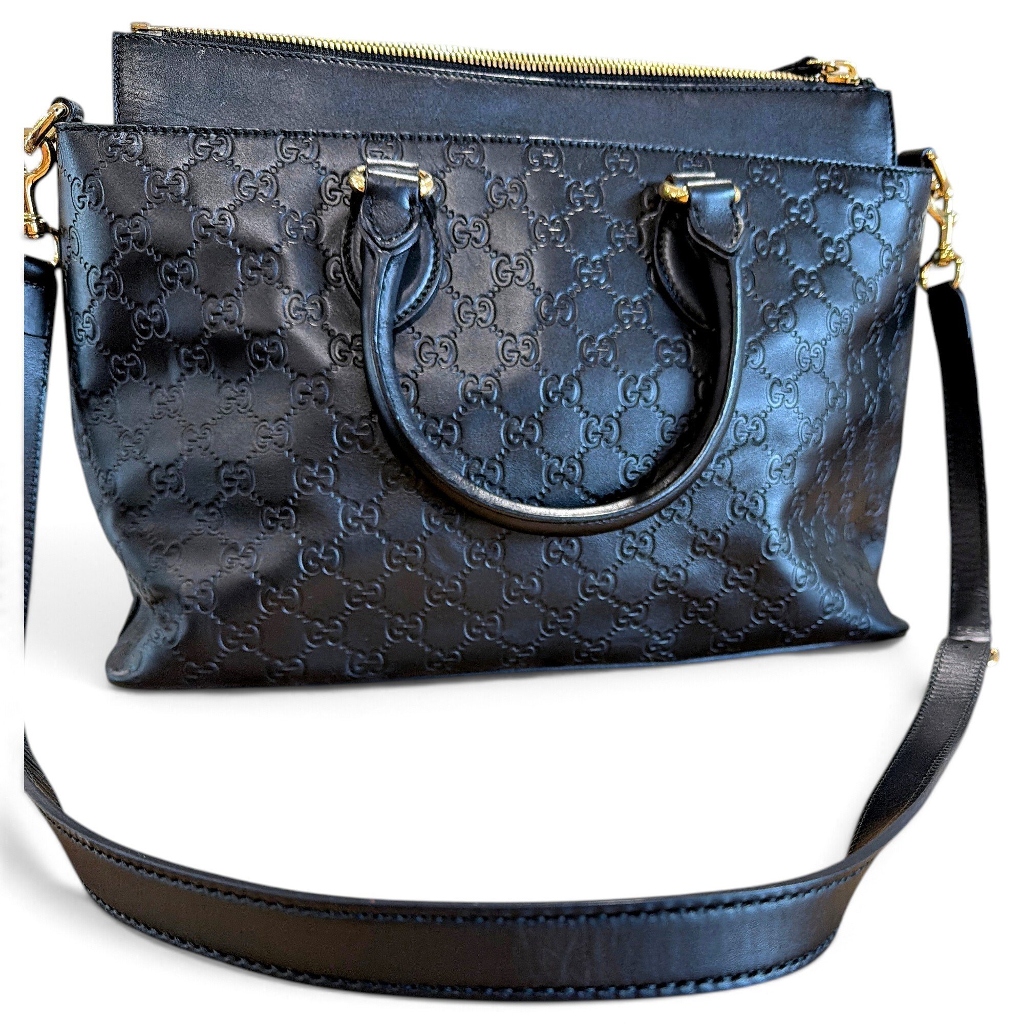 Leather handbag