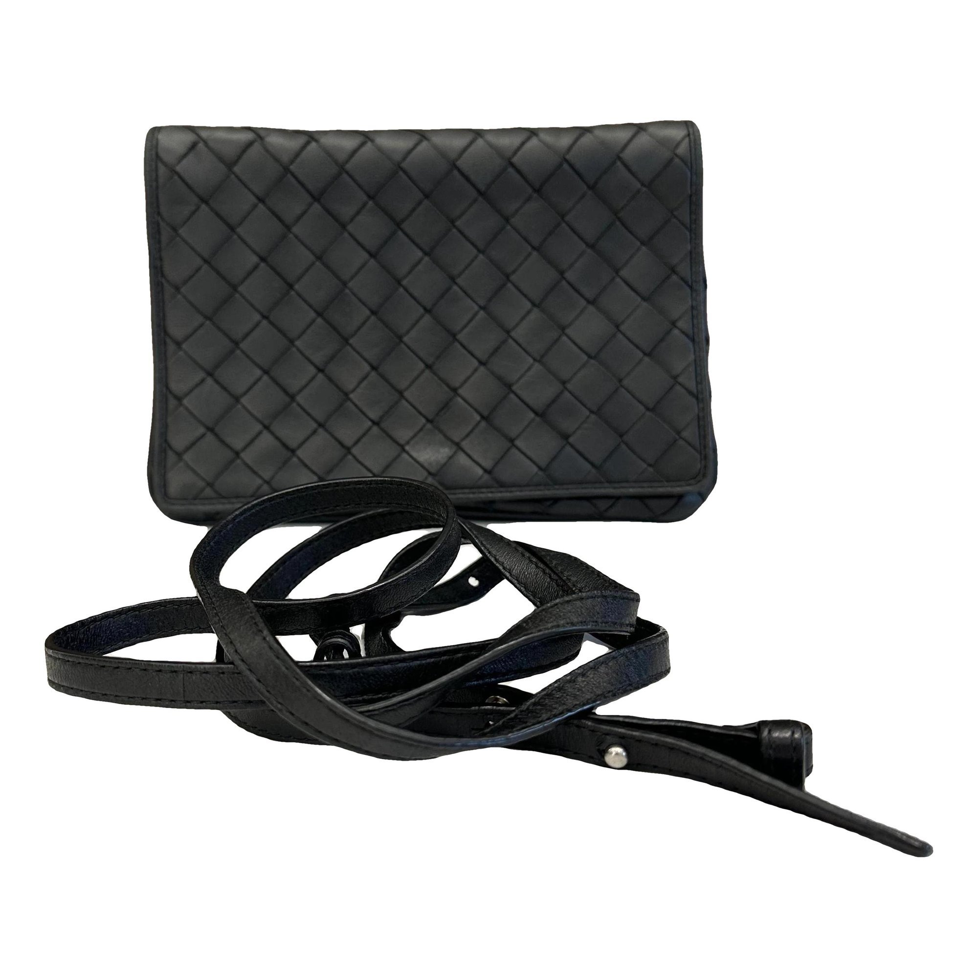 Pouch leather mini bag
