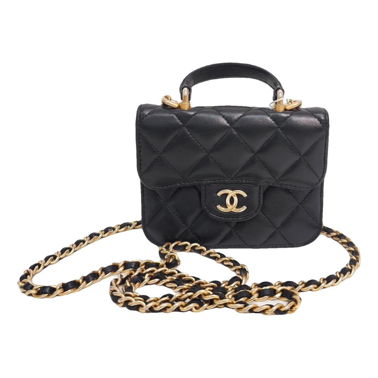 Timeless Classique Top Handle leather handbag