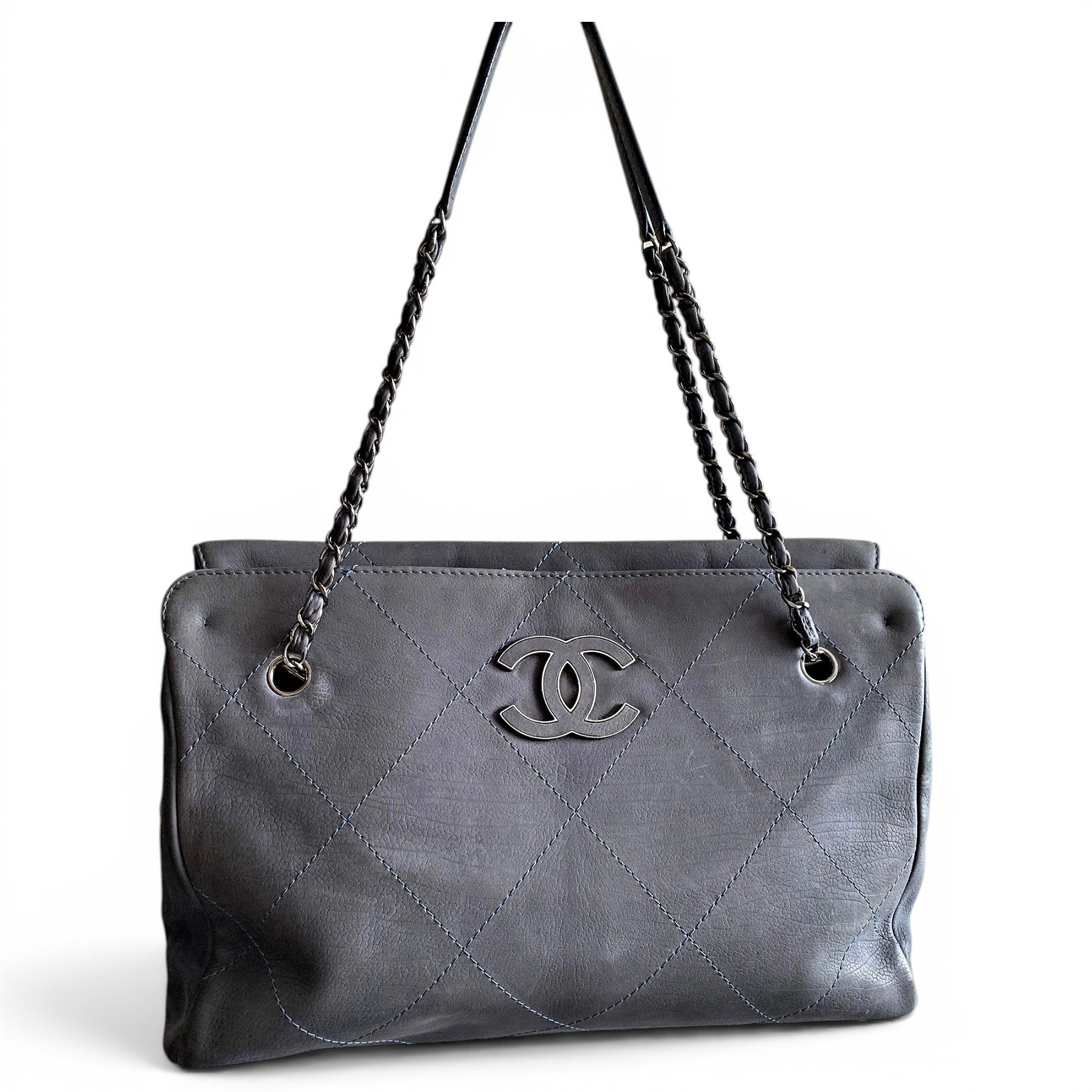 Grand shopping leather tote