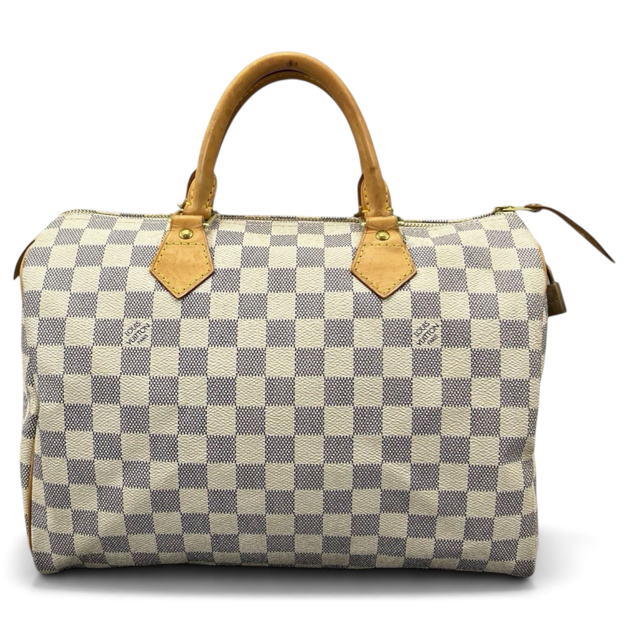 Speedy leather handbag
