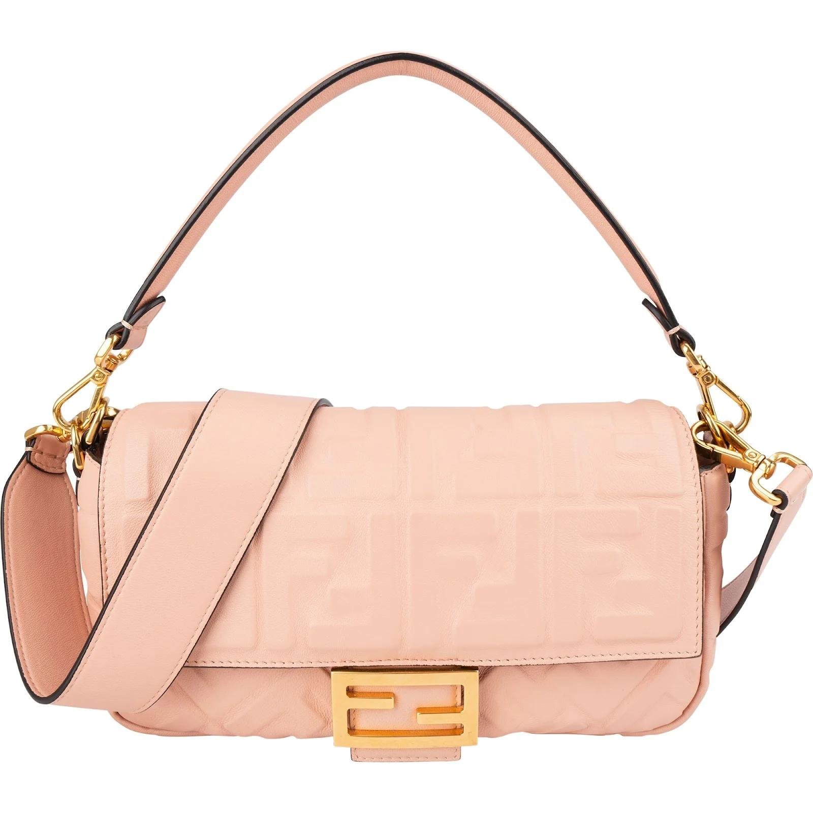 Baguette leather crossbody bag