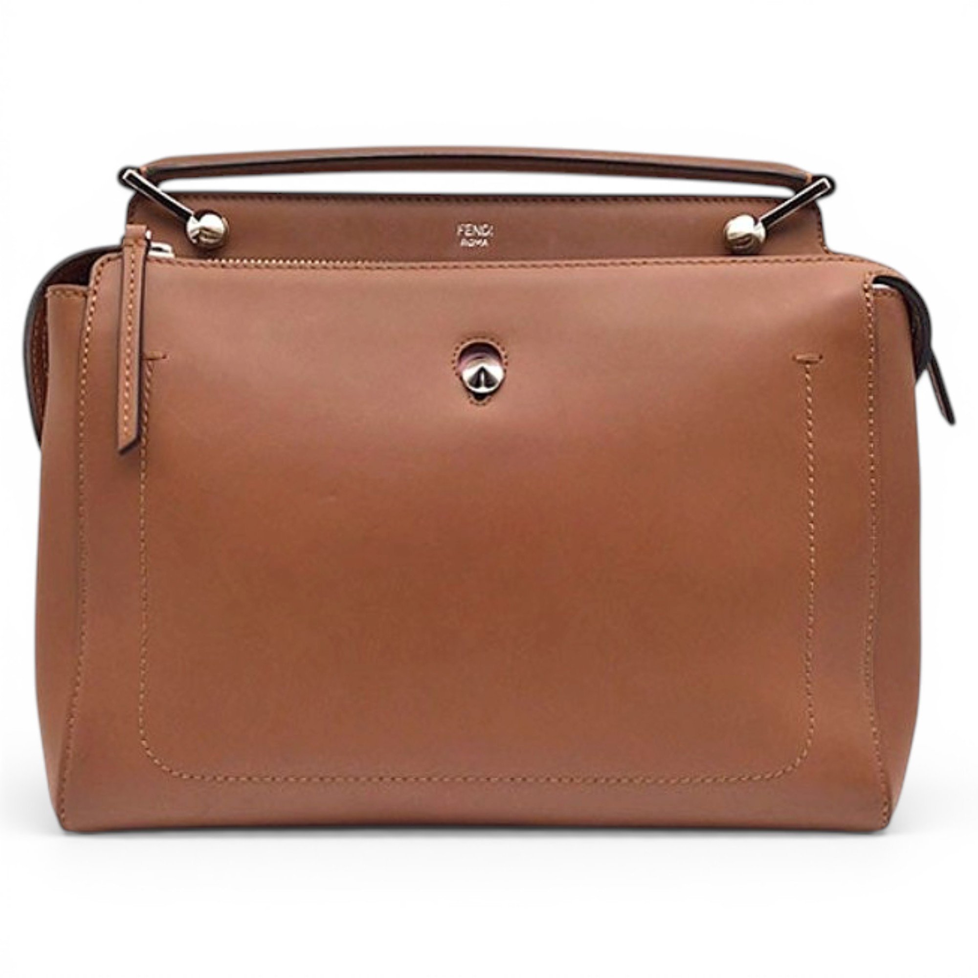 Dot Com leather handbag