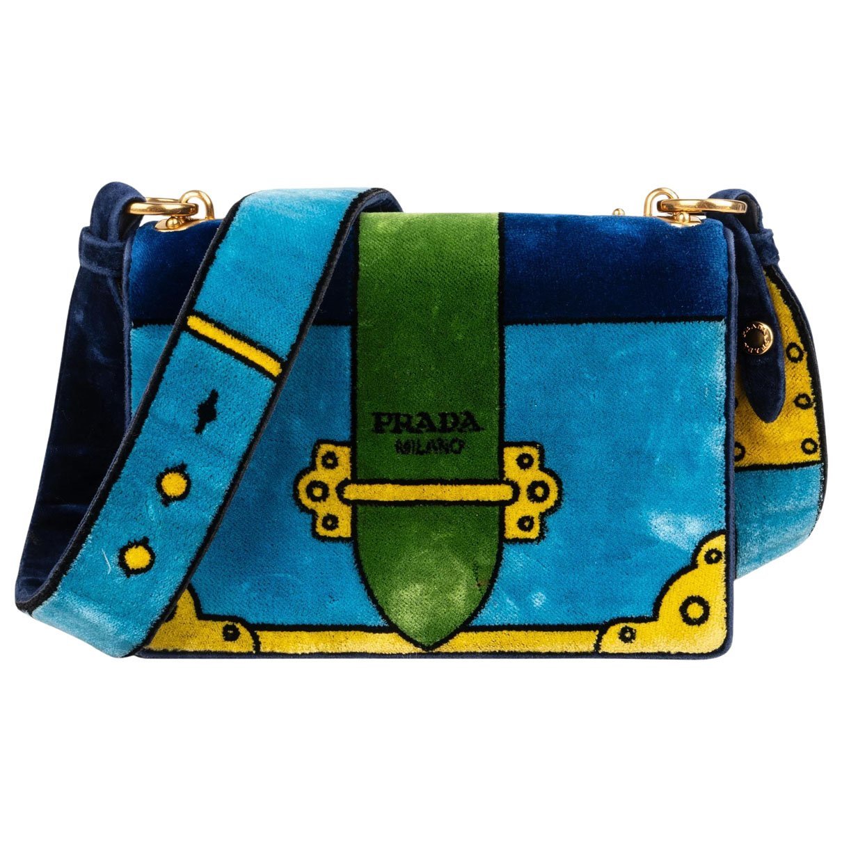 Velvet crossbody bag