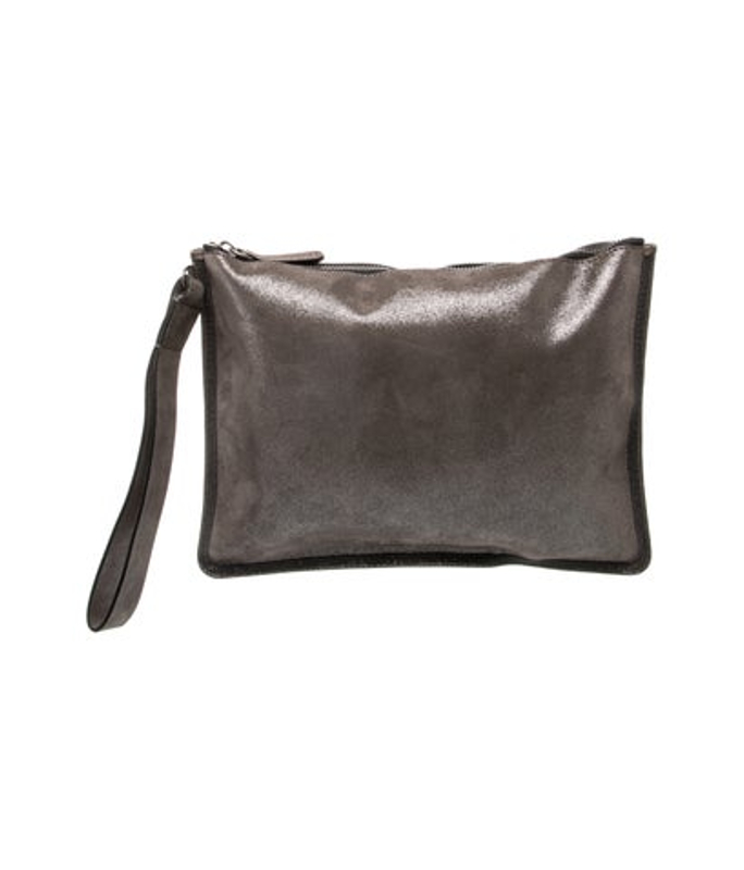 Brunello Cucinelli Cucinelli Suede Clutch