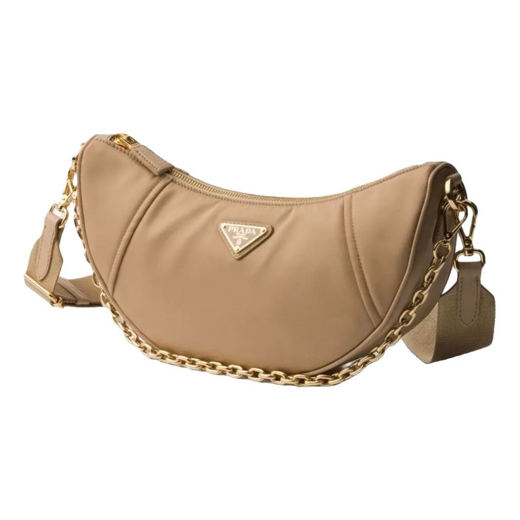Demi-Lune cloth handbag