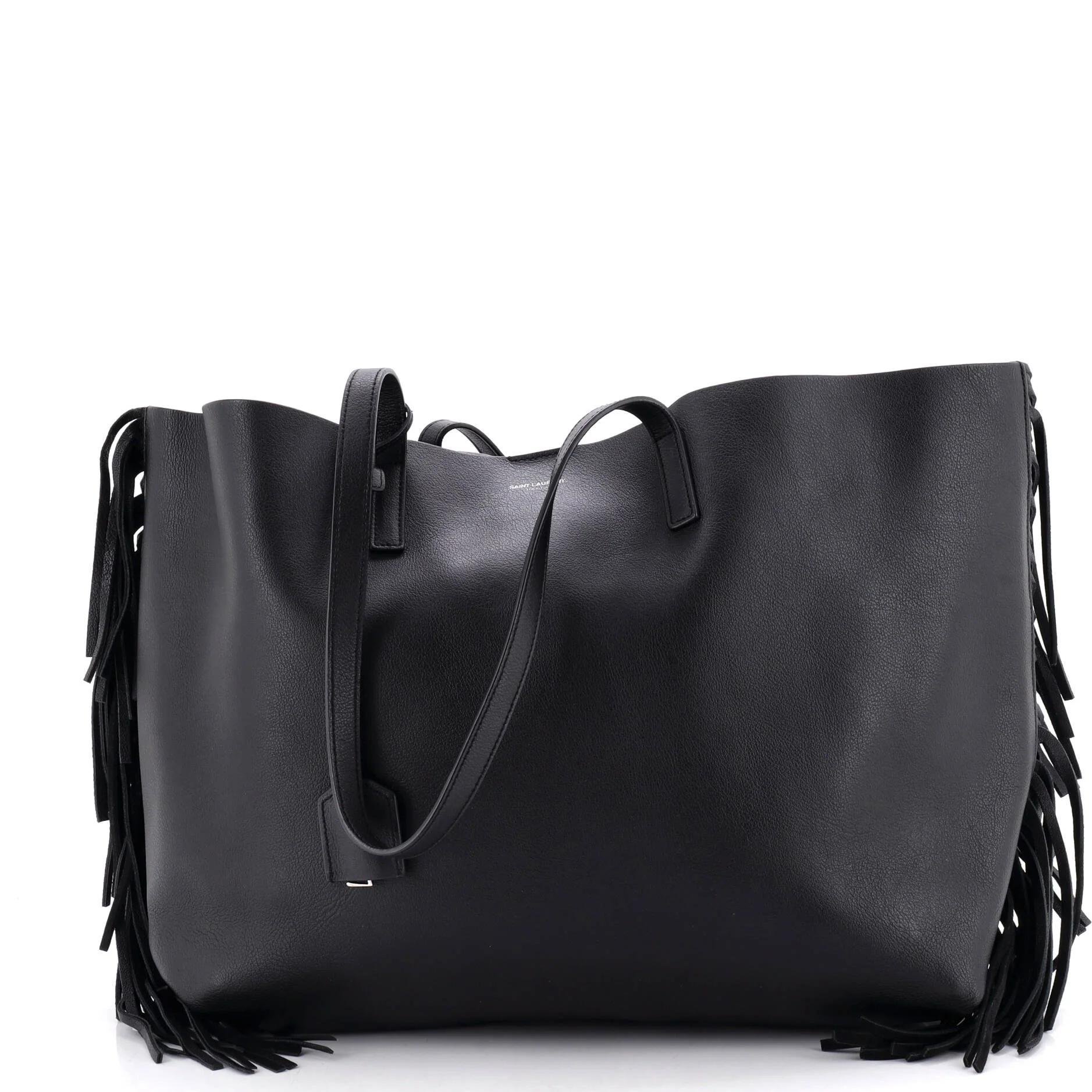 Leather tote