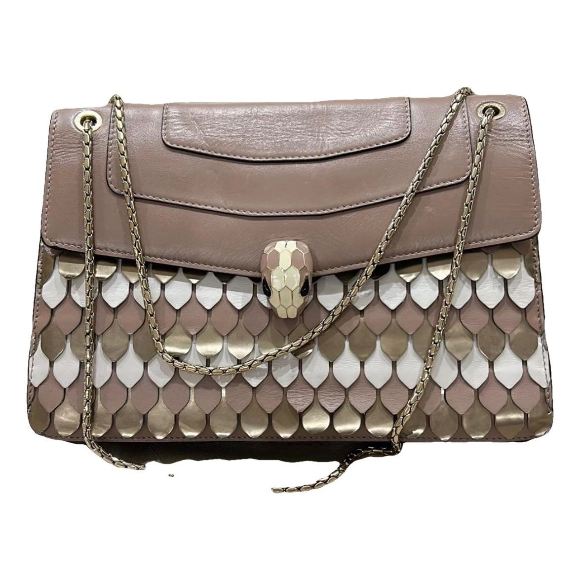 Serpenti leather bag