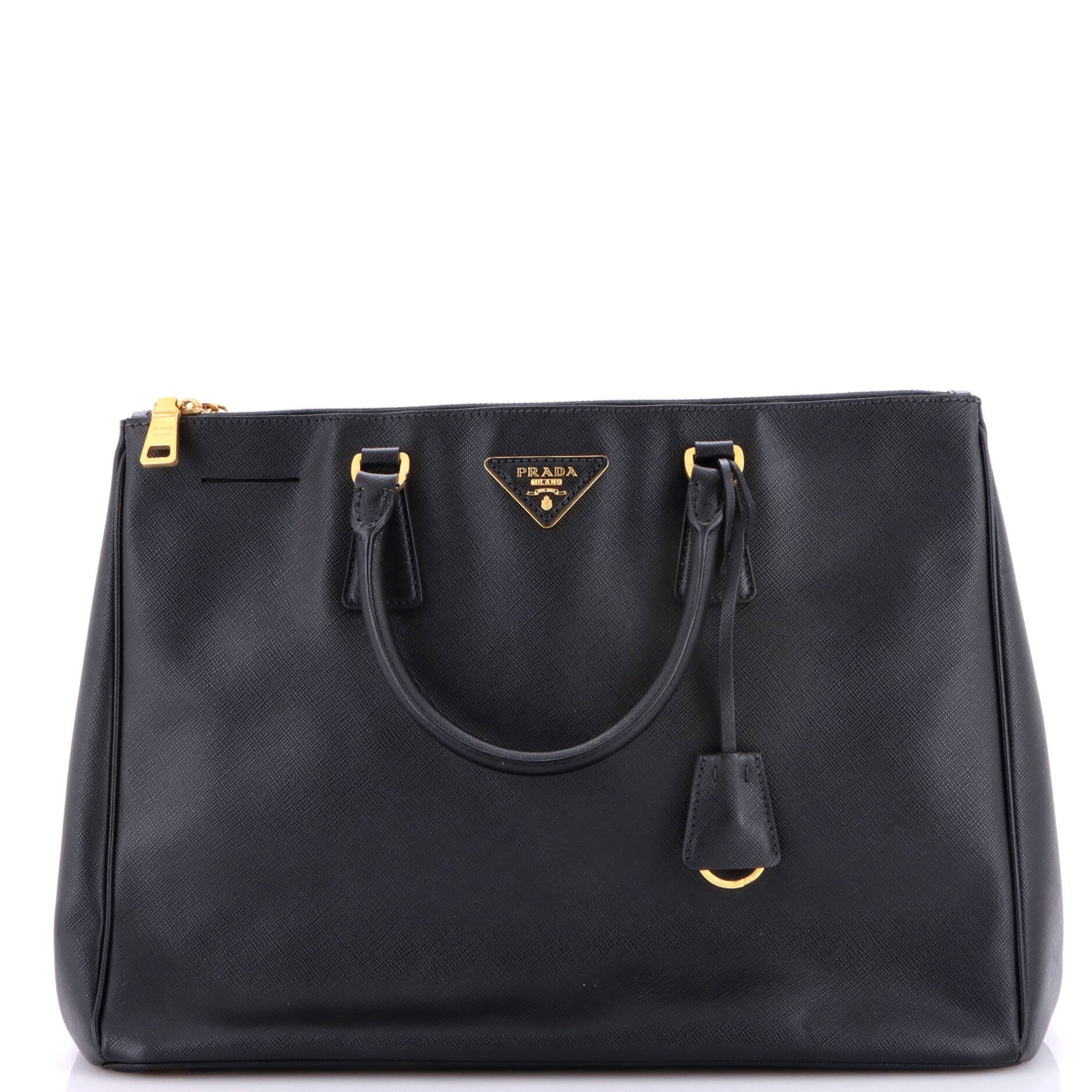 Leather tote