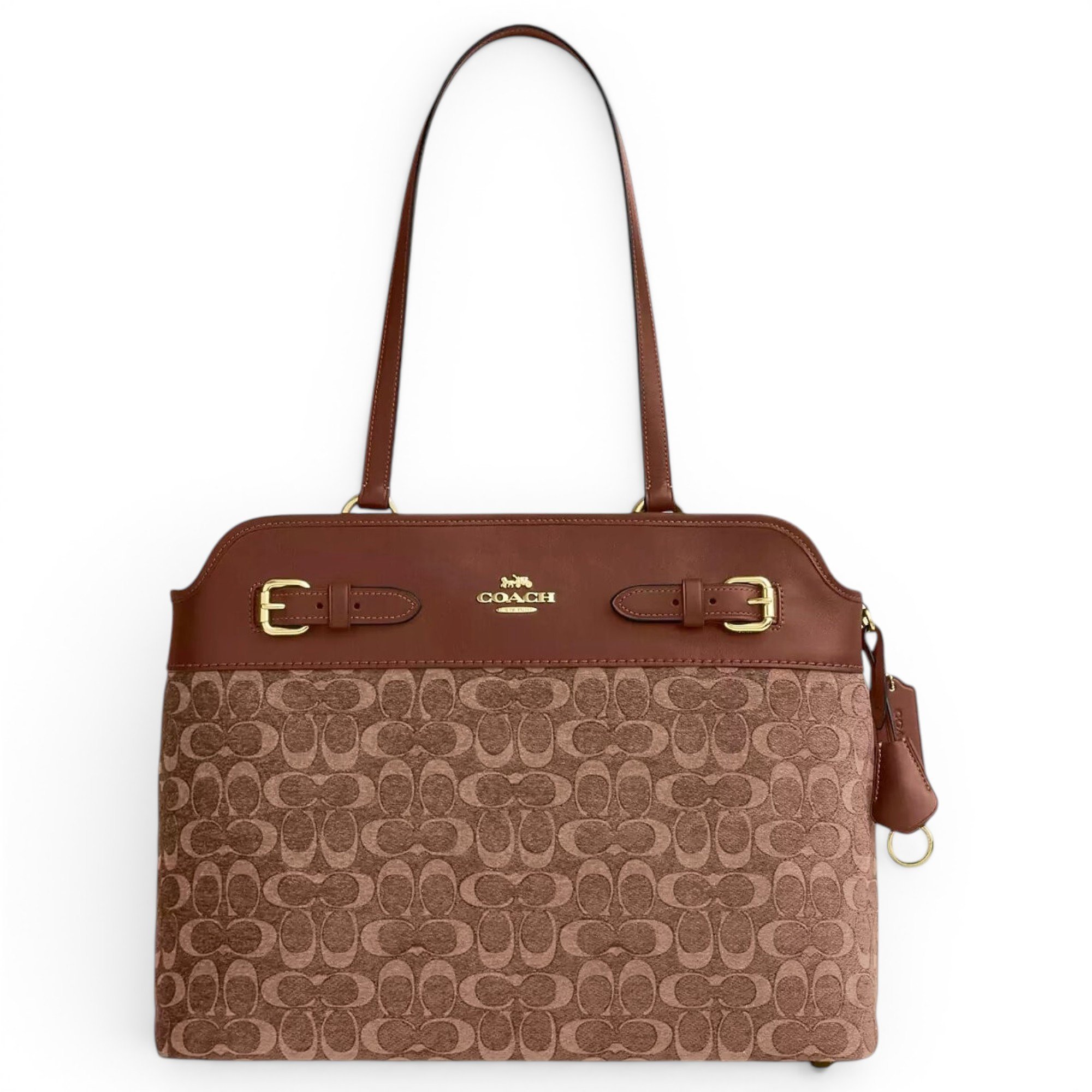 Leather tote