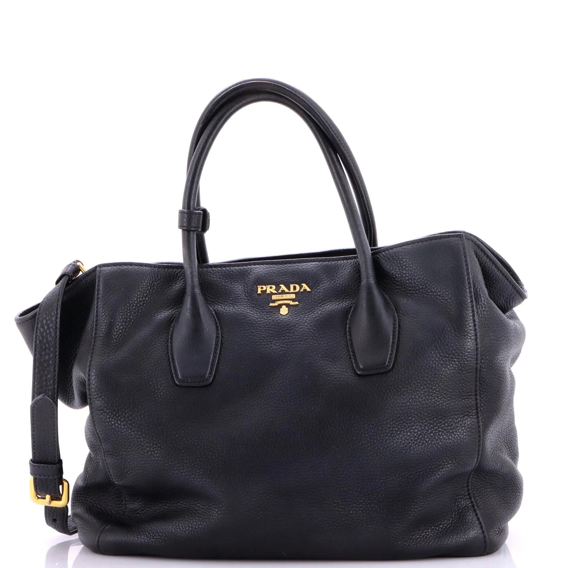 Leather tote
