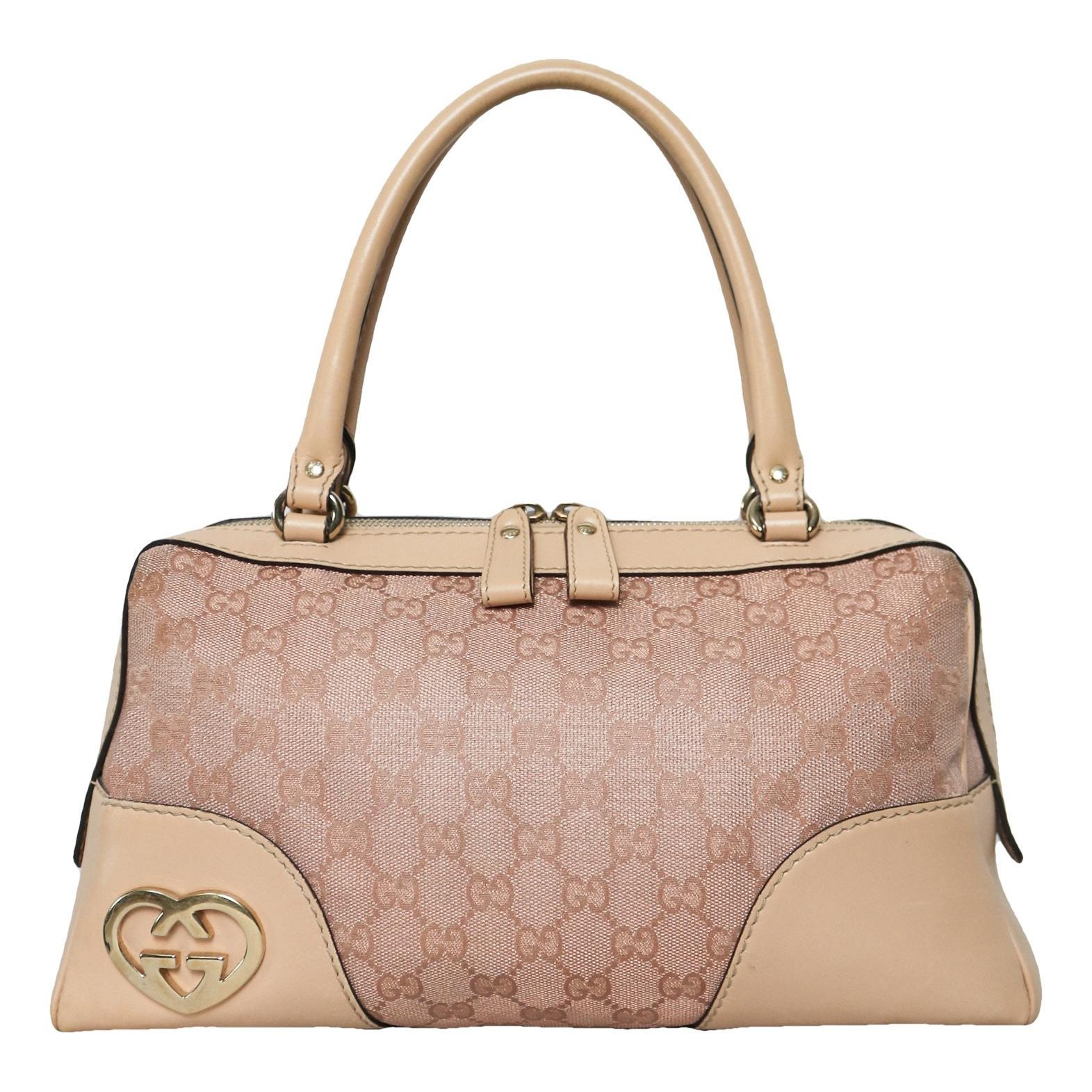 Boston leather handbag