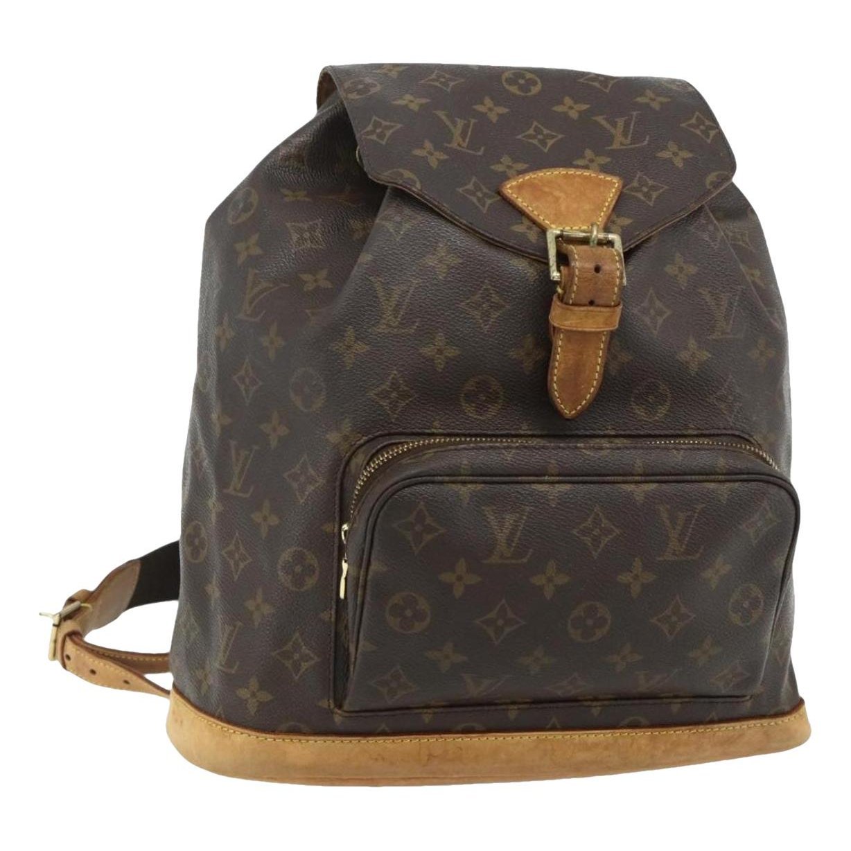 Montsouris leather backpack