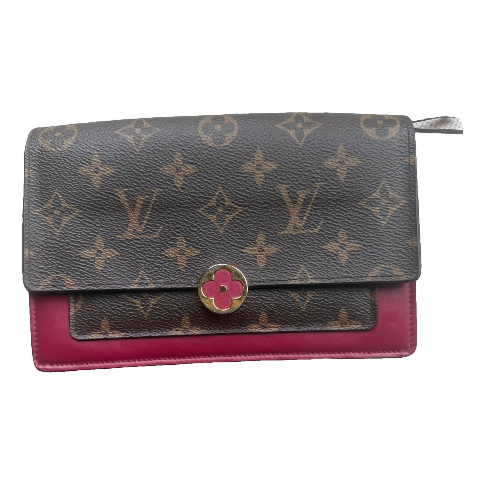 Leather clutch bag