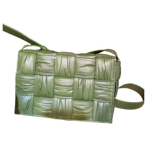 Cassette leather crossbody bag