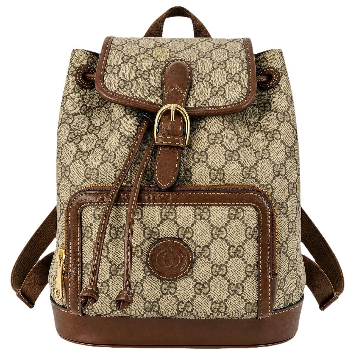 Leather backpack