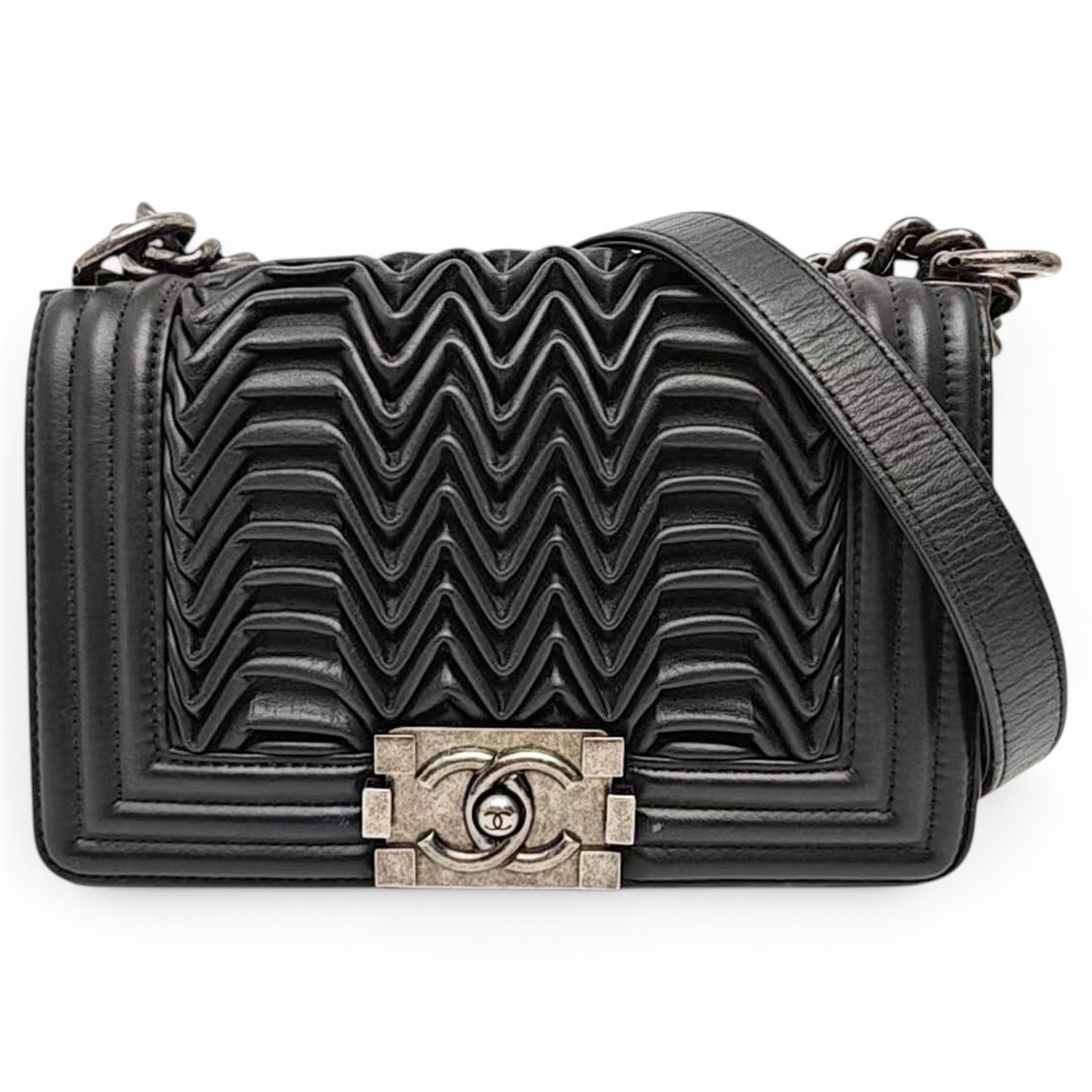 Boy leather crossbody bag