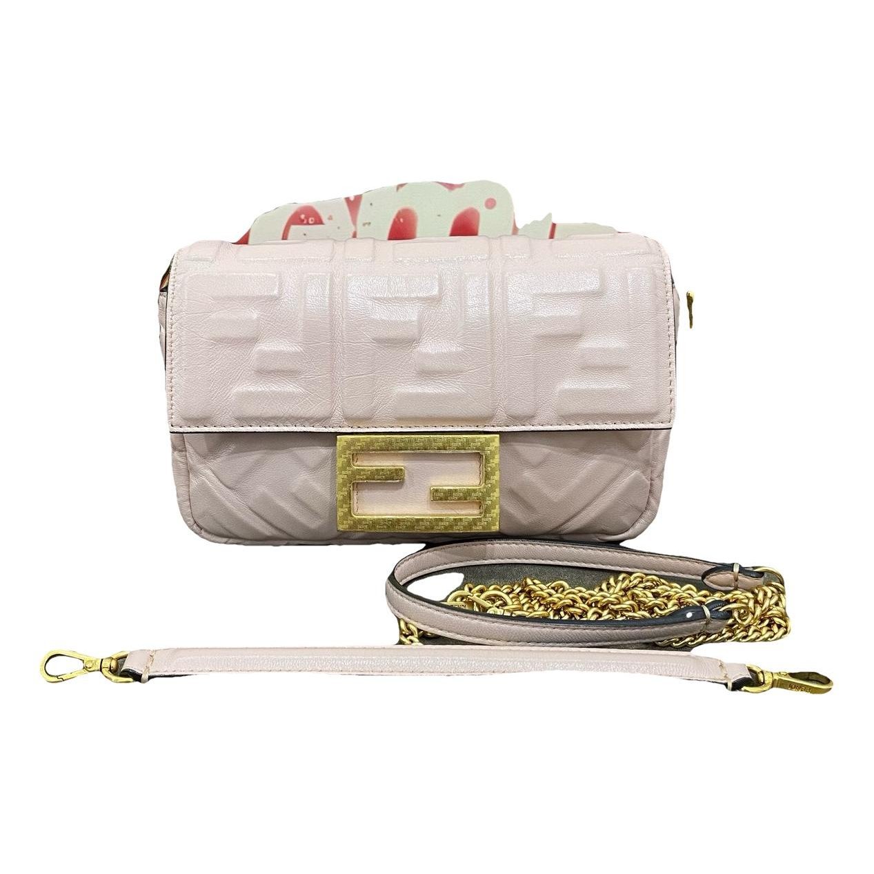 Baguette leather handbag