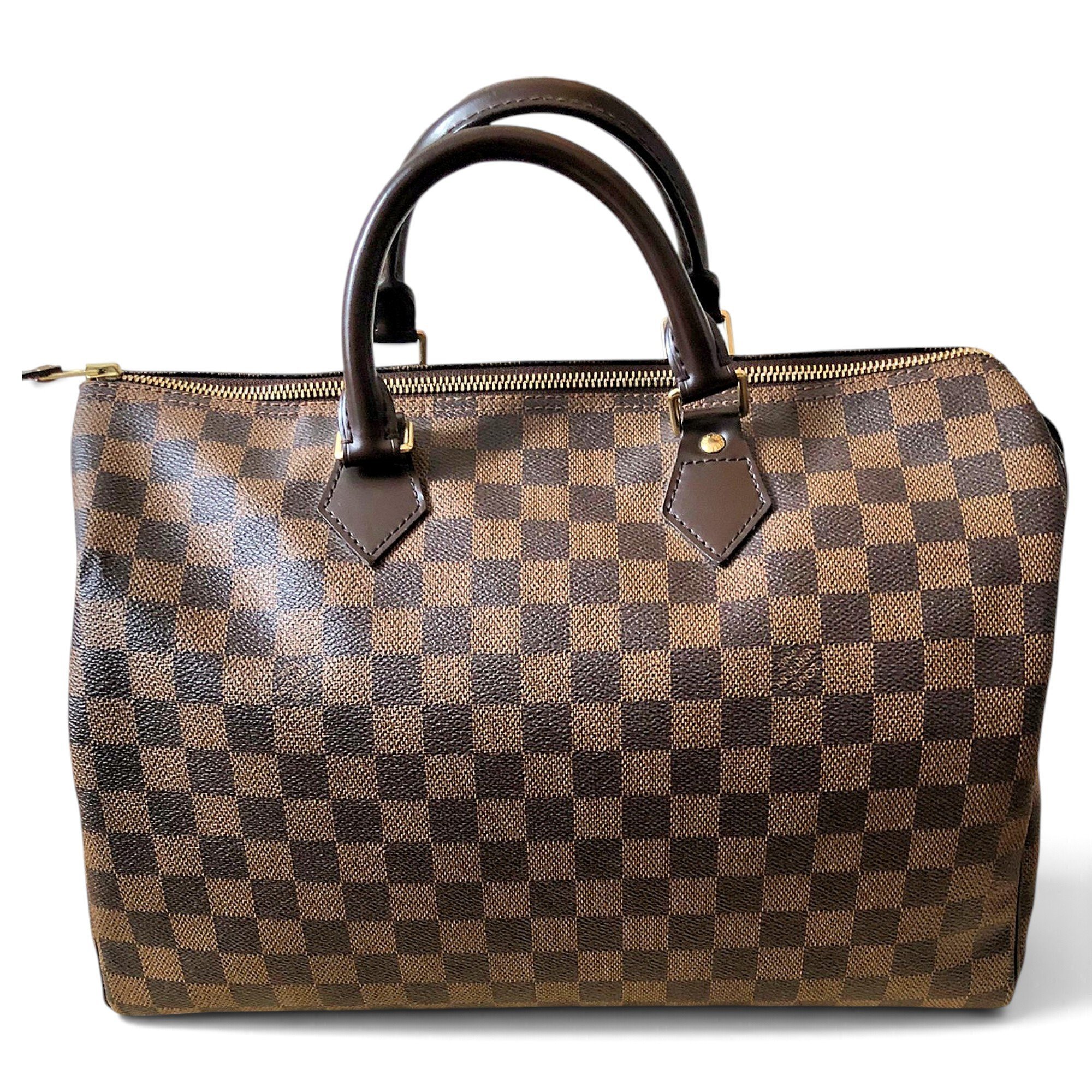 Speedy leather handbag