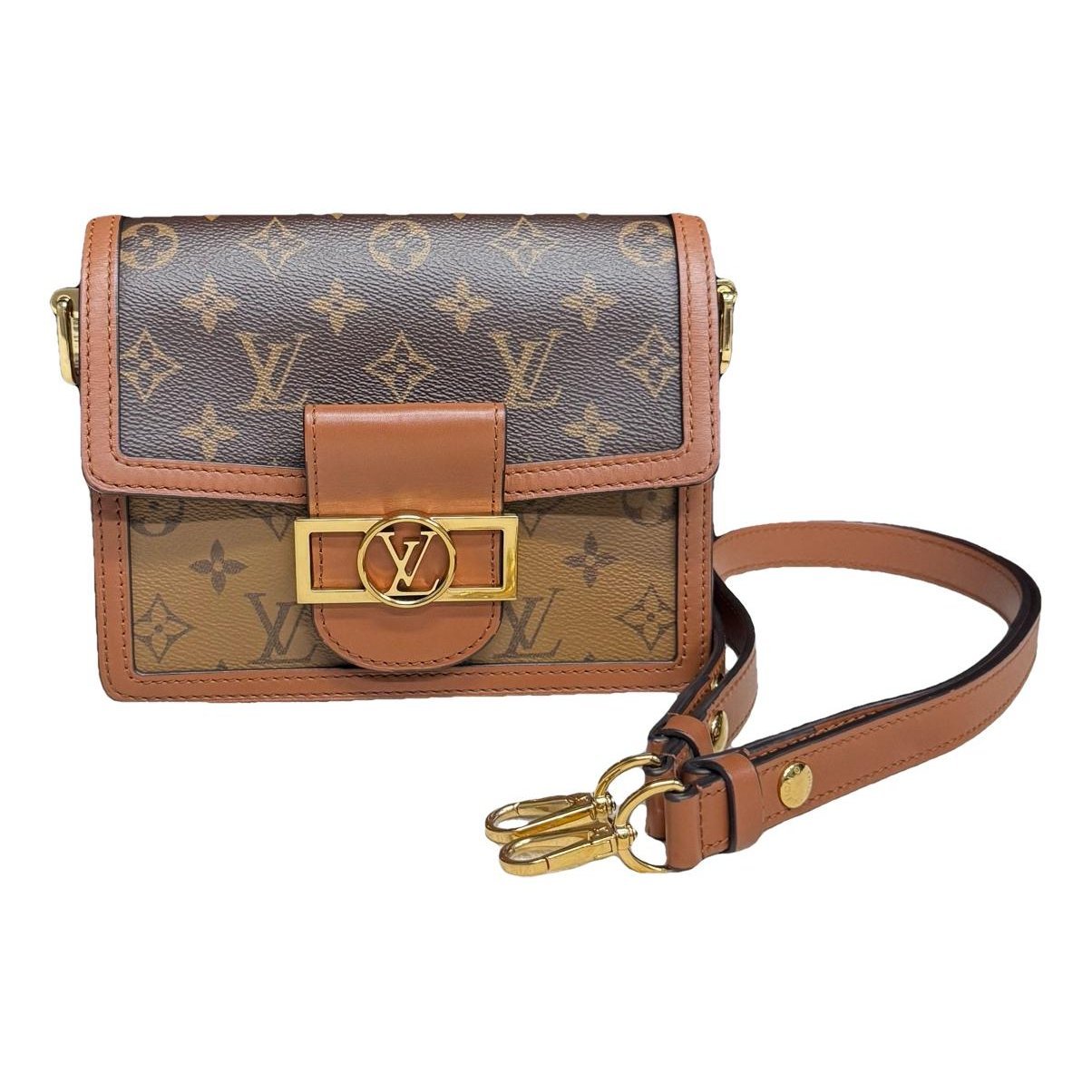Dauphine Vintage leather handbag