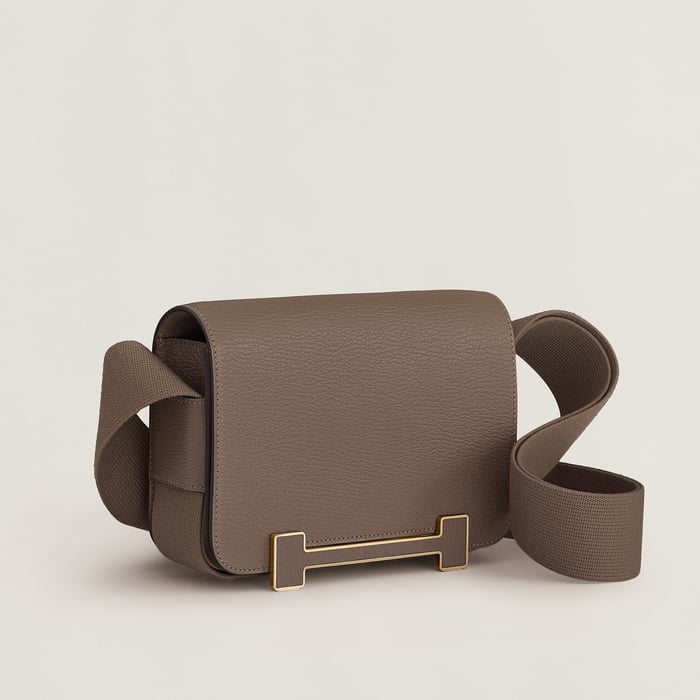 Étoupe Hermès Geta Bag