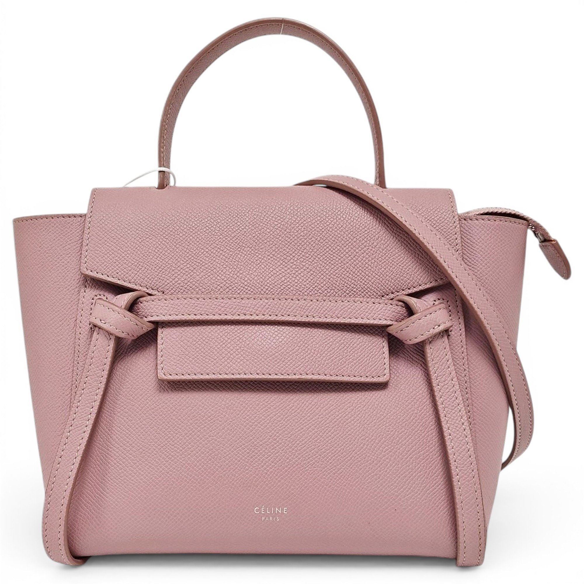 Belt leather handbag