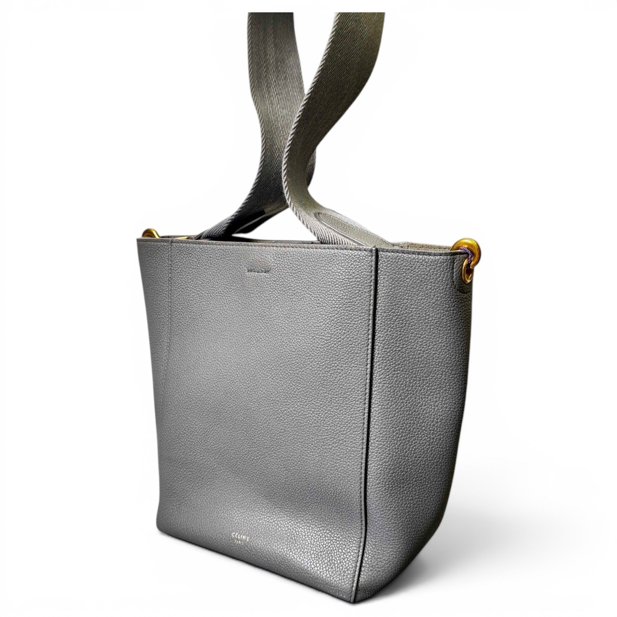 Seau Sangle leather handbag