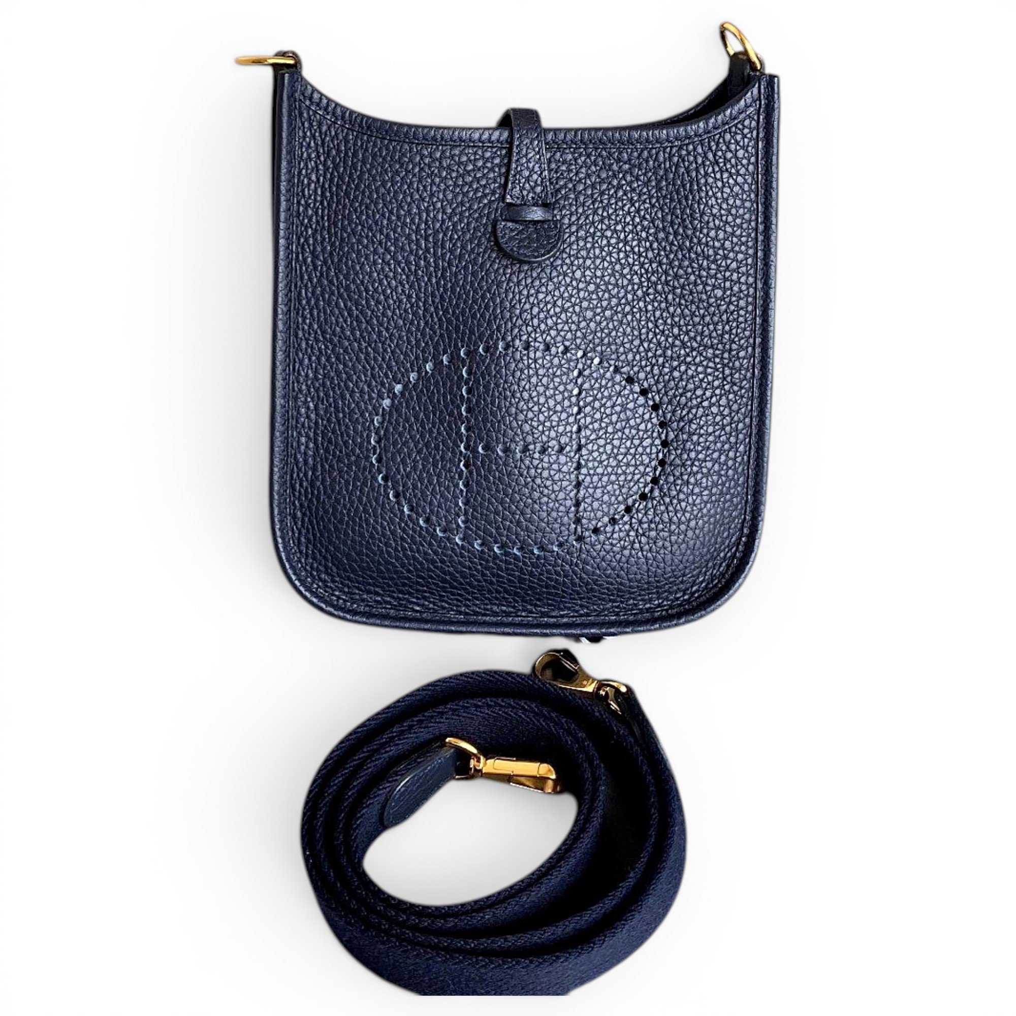 Mini Evelyne leather handbag