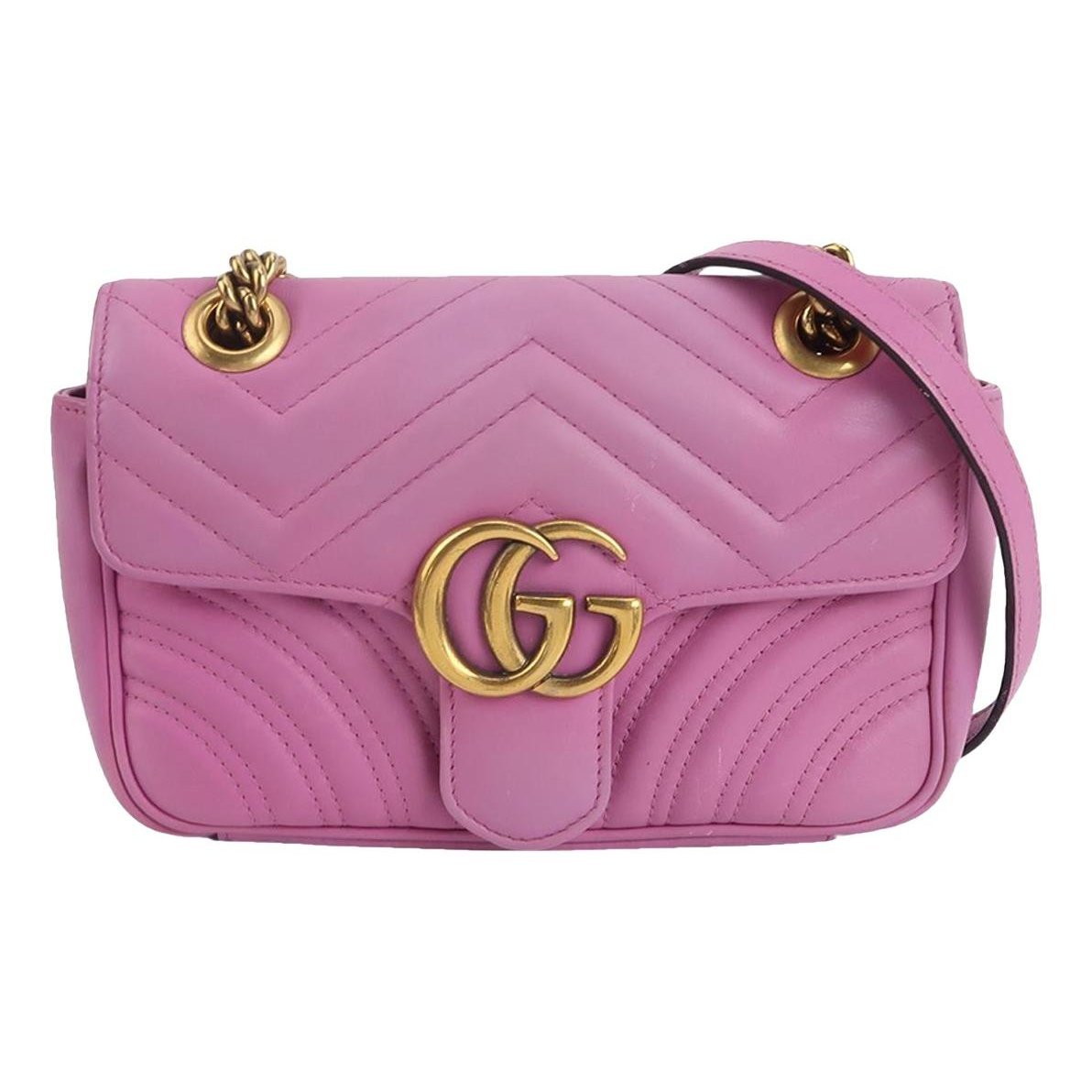 GG Marmont Flap leather handbag