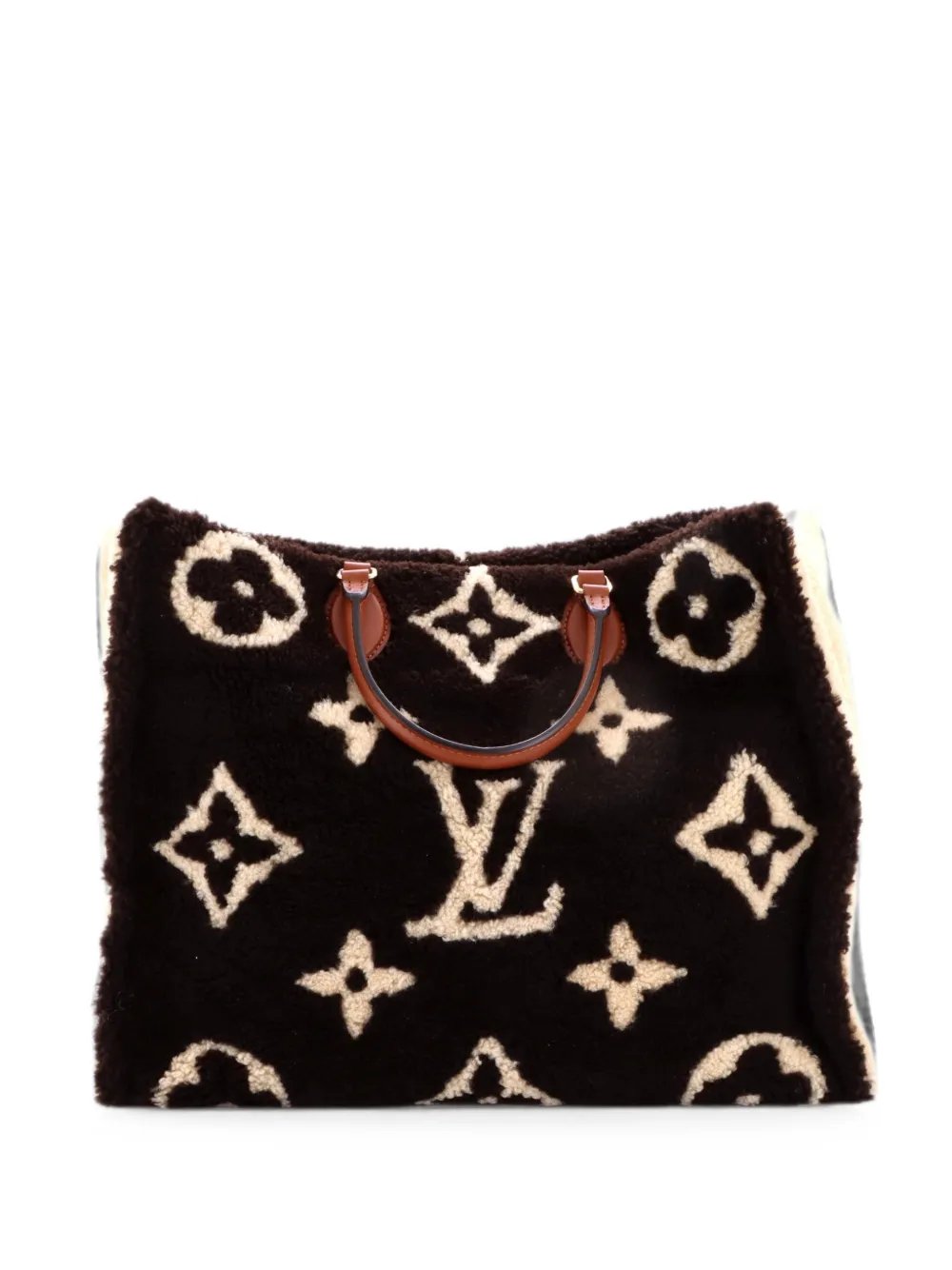 OnTheGo Monogram Giant Teddy Fleece GM tote bag