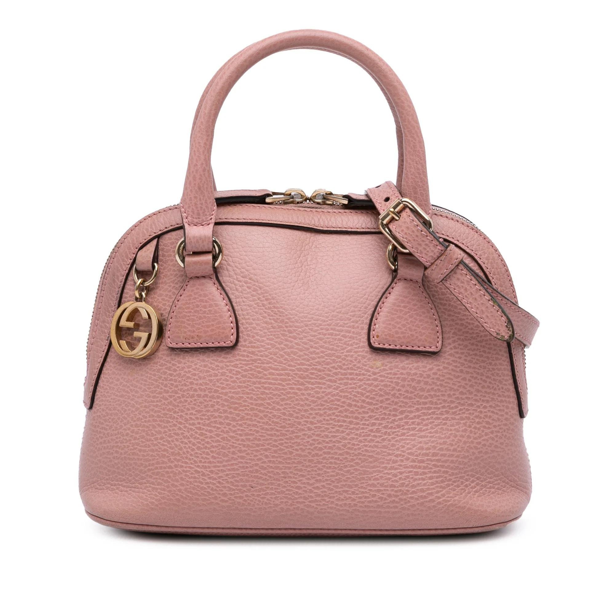 Dôme pony-style calfskin handbag