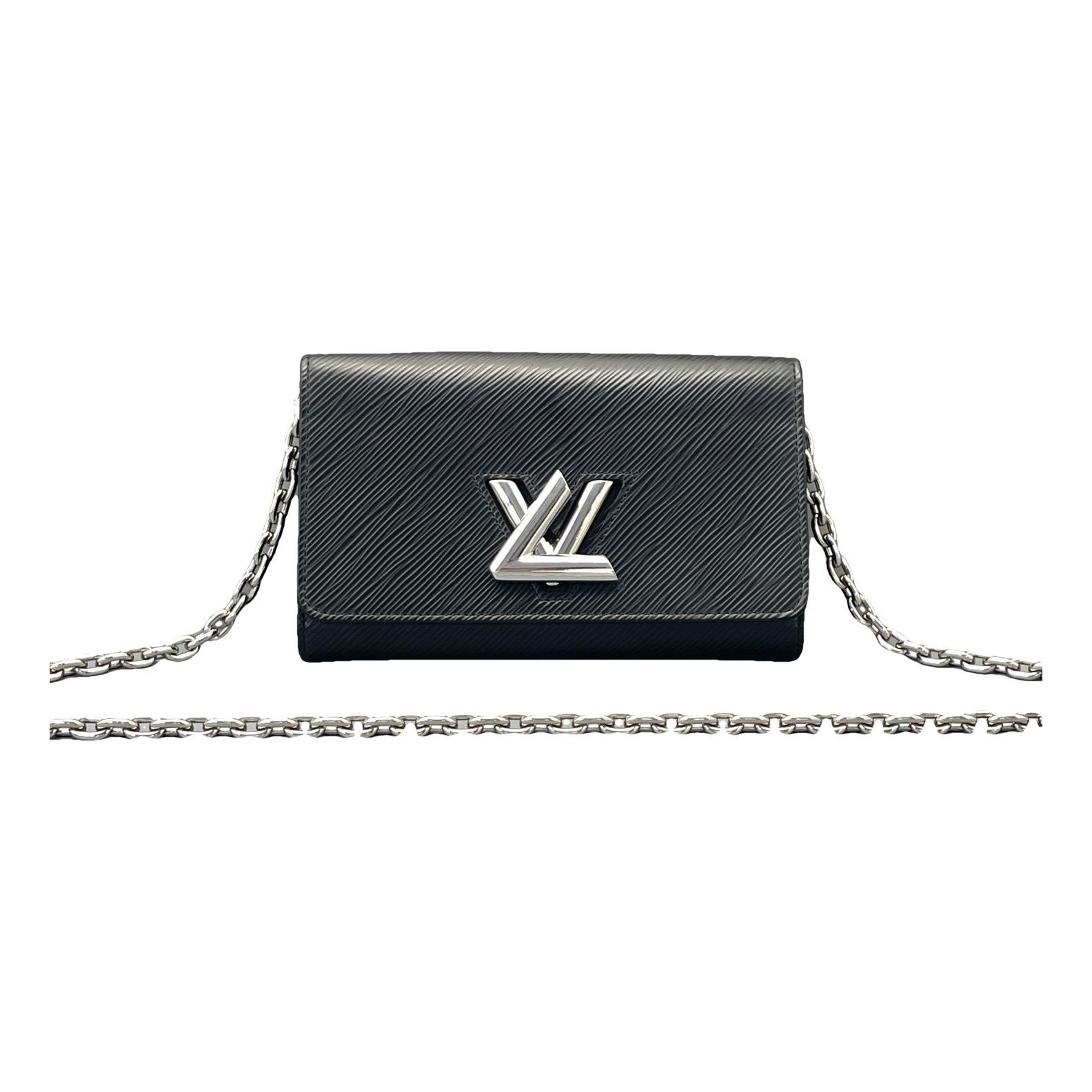 Twist Belt Wallet On Chain leather handbag