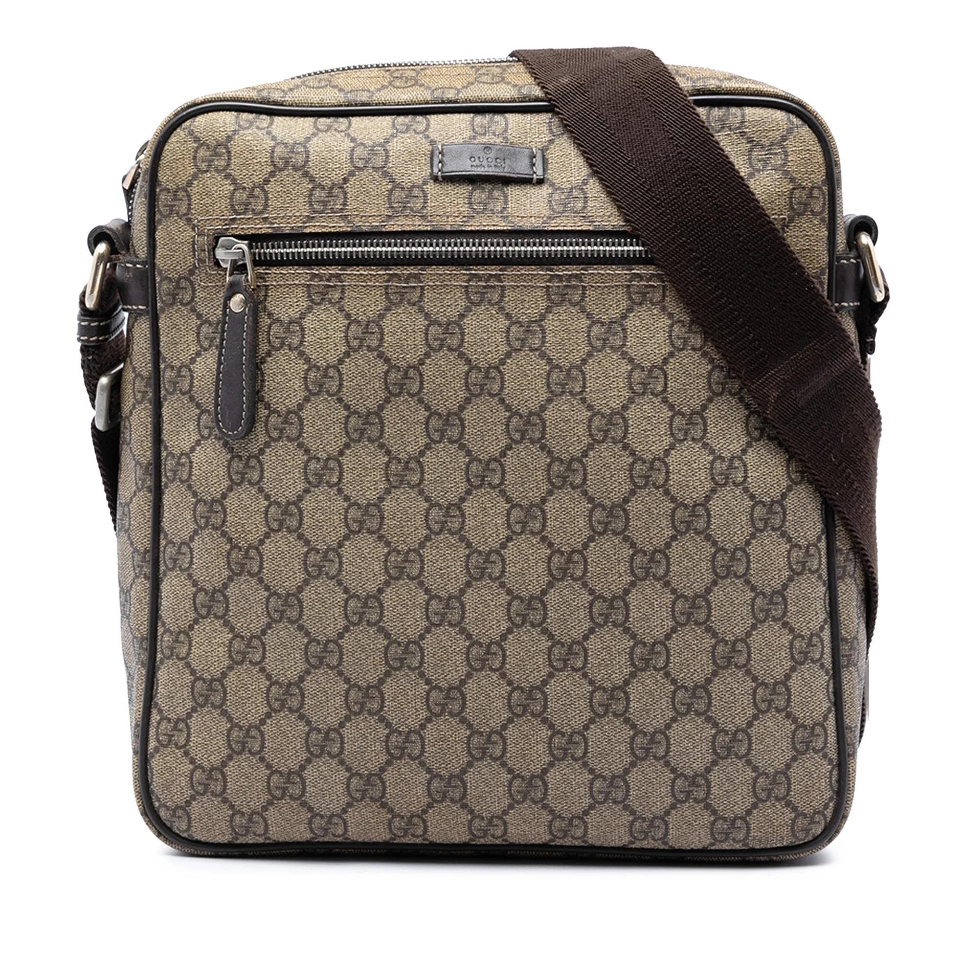 Gucci B leather crossbody bag