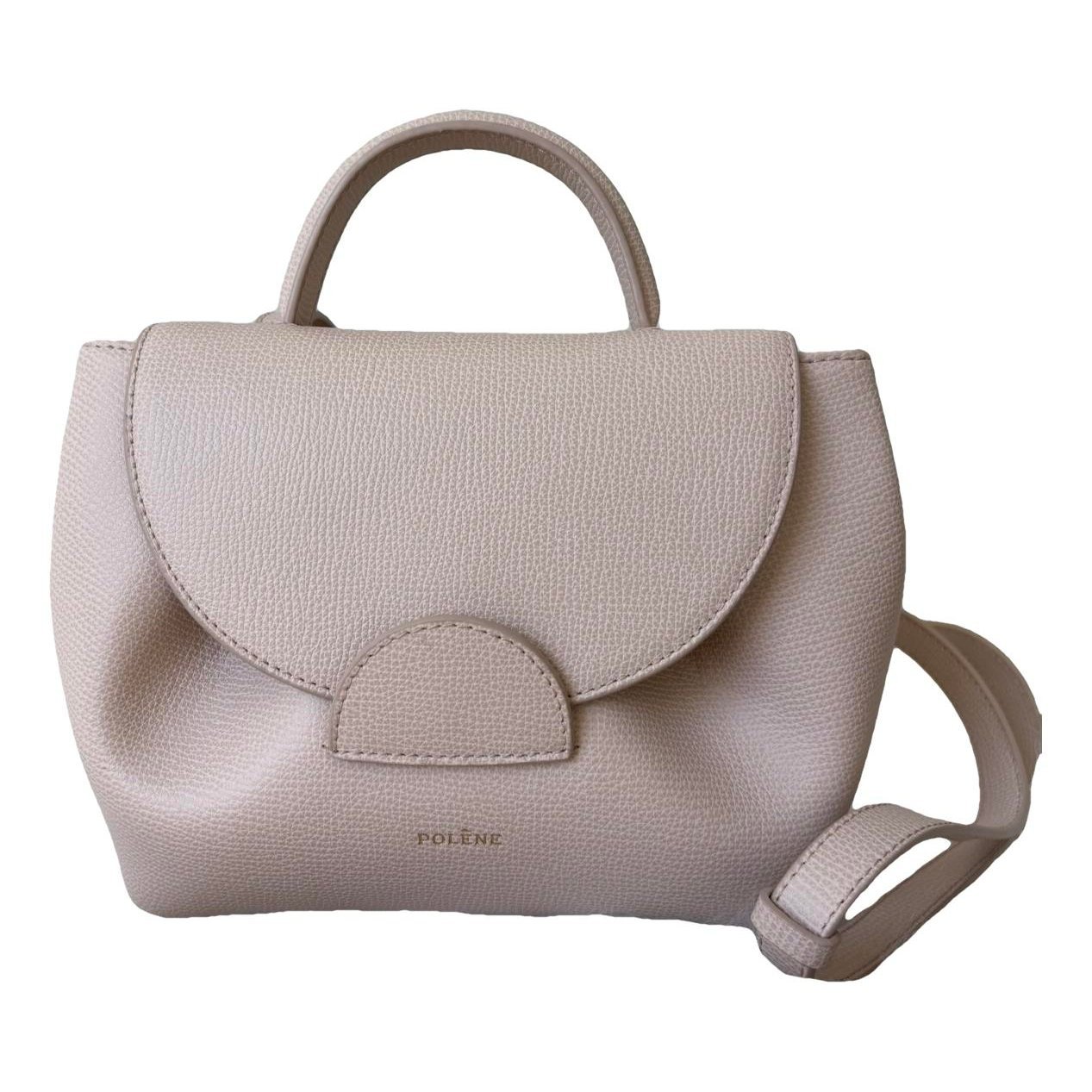 Numéro un nano leather crossbody bag