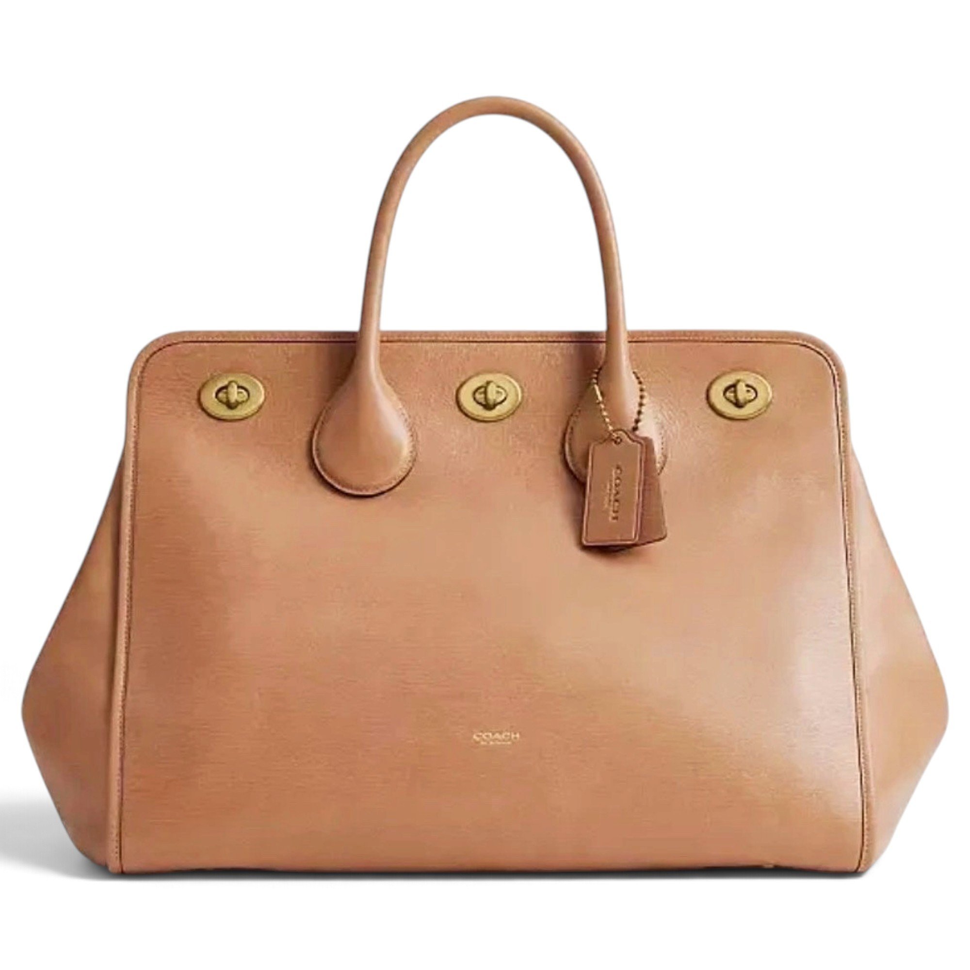 Leather tote