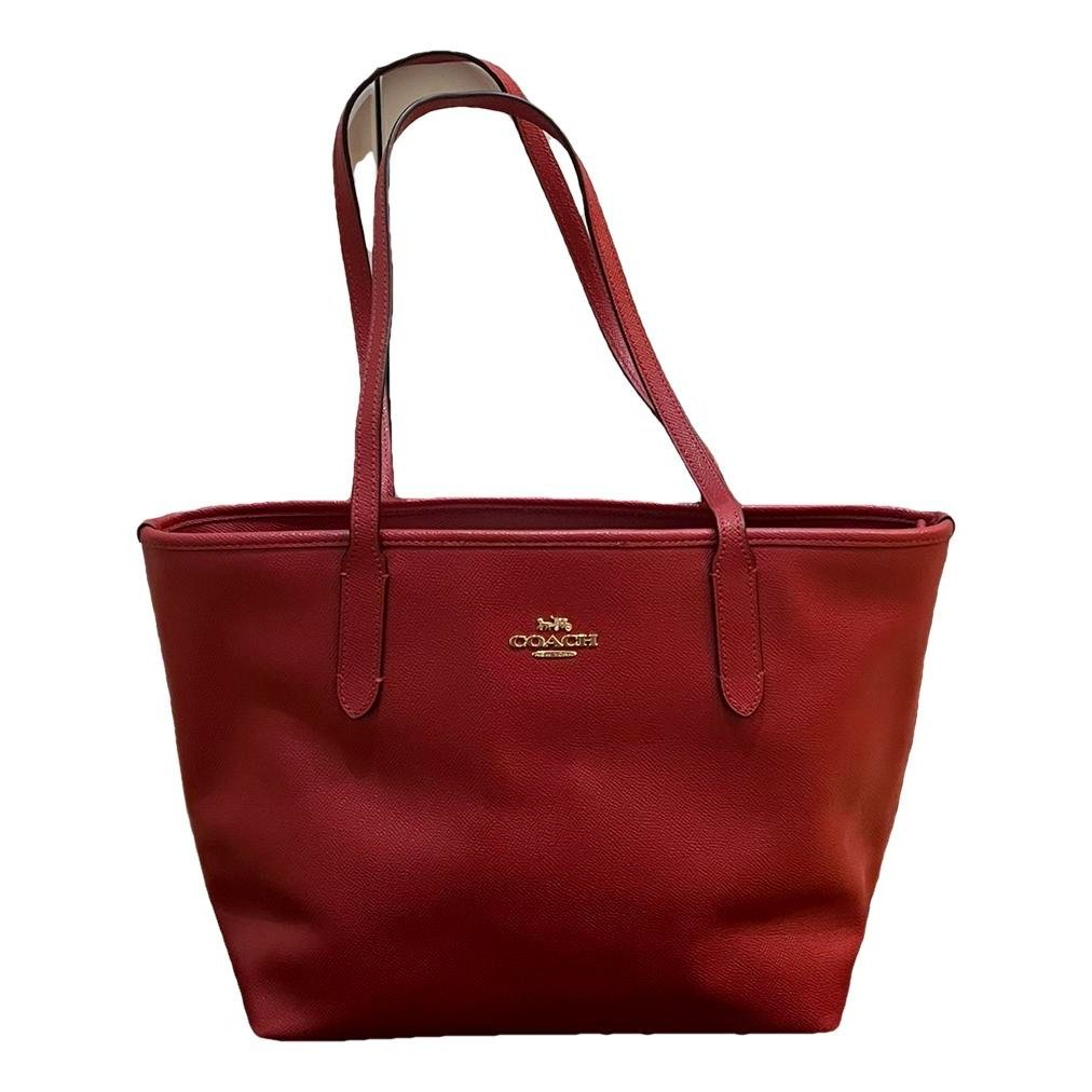 CITY ZIP TOTE leather tote