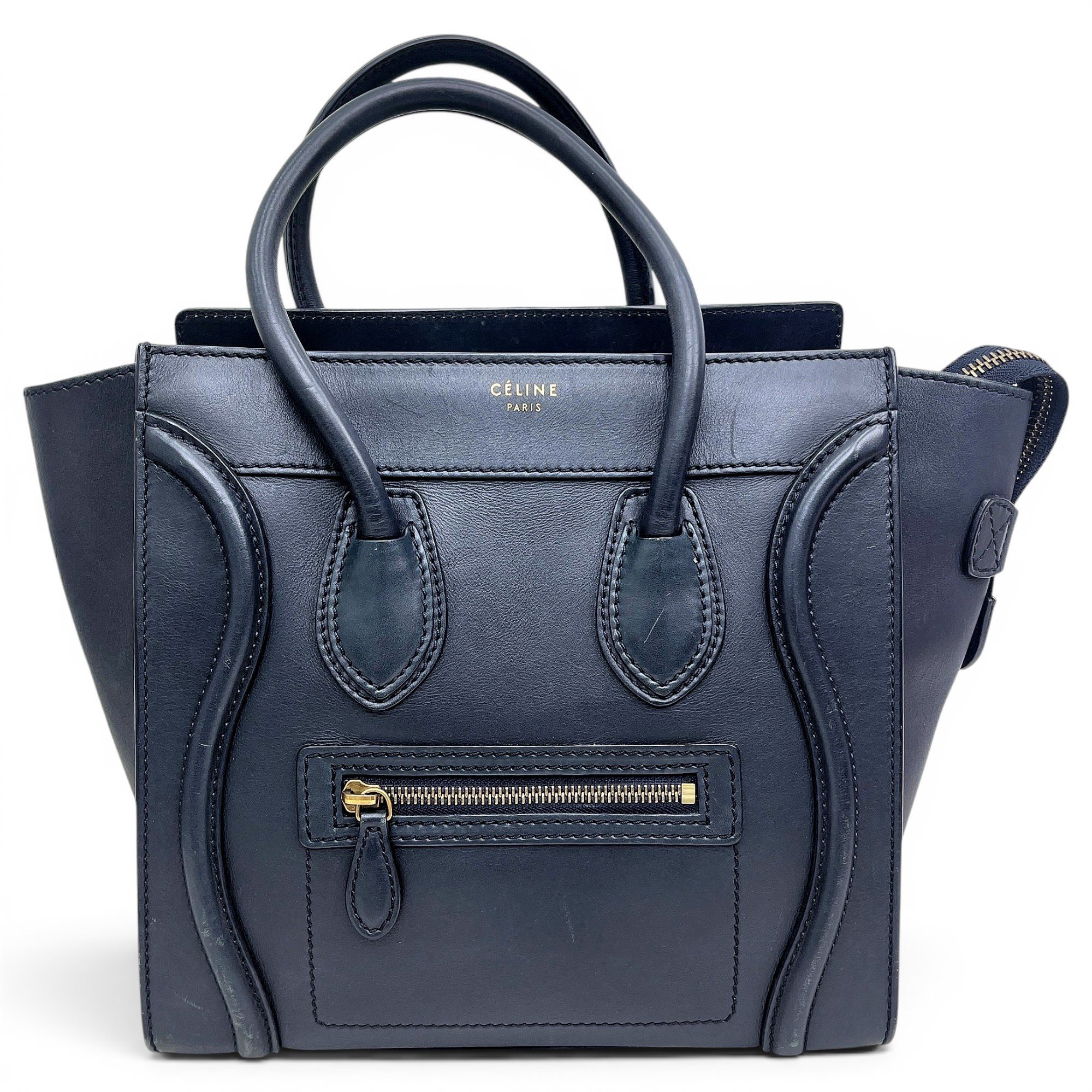 Luggage leather handbag
