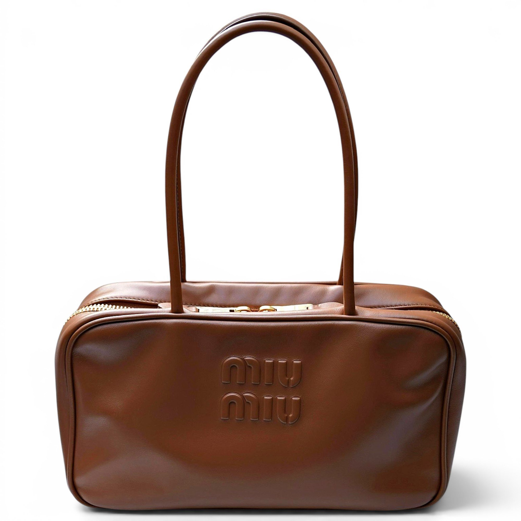 Beau leather handbag