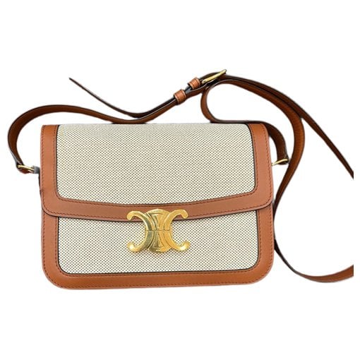 Triomphe cloth handbag