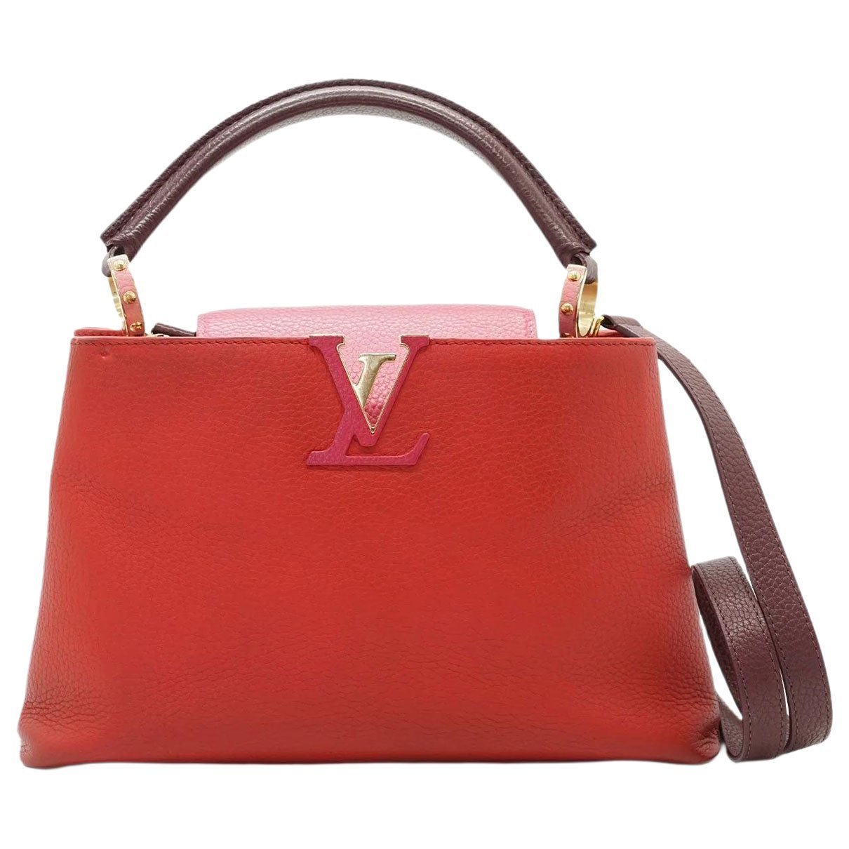 Capucines leather handbag