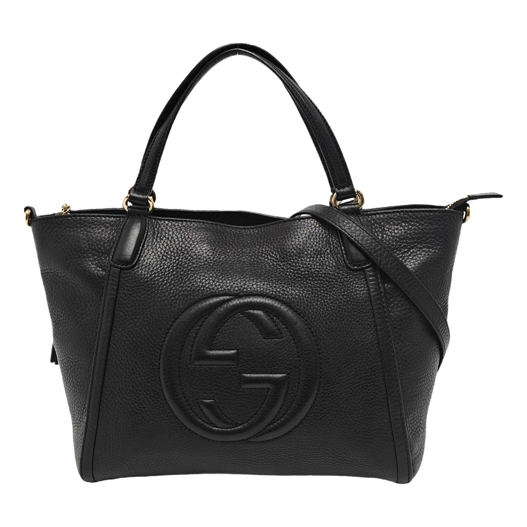 Soho Top Handle leather handbag
