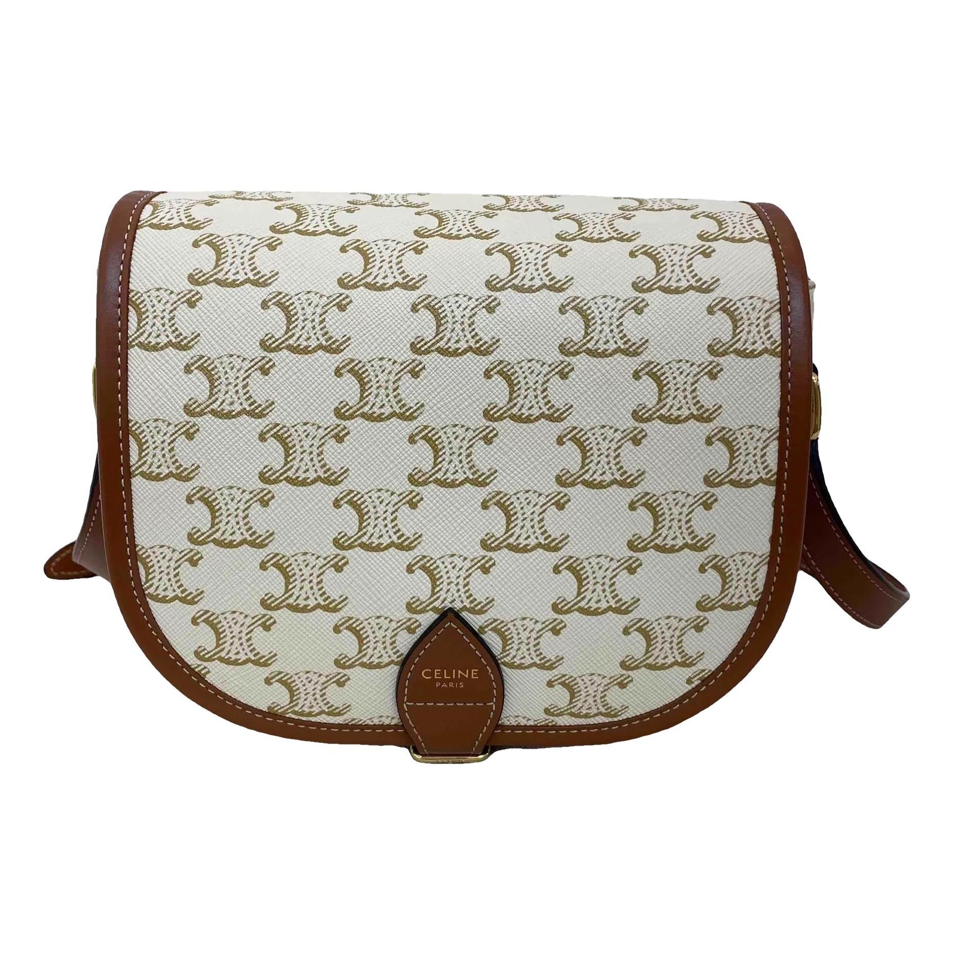 Triomphe leather handbag
