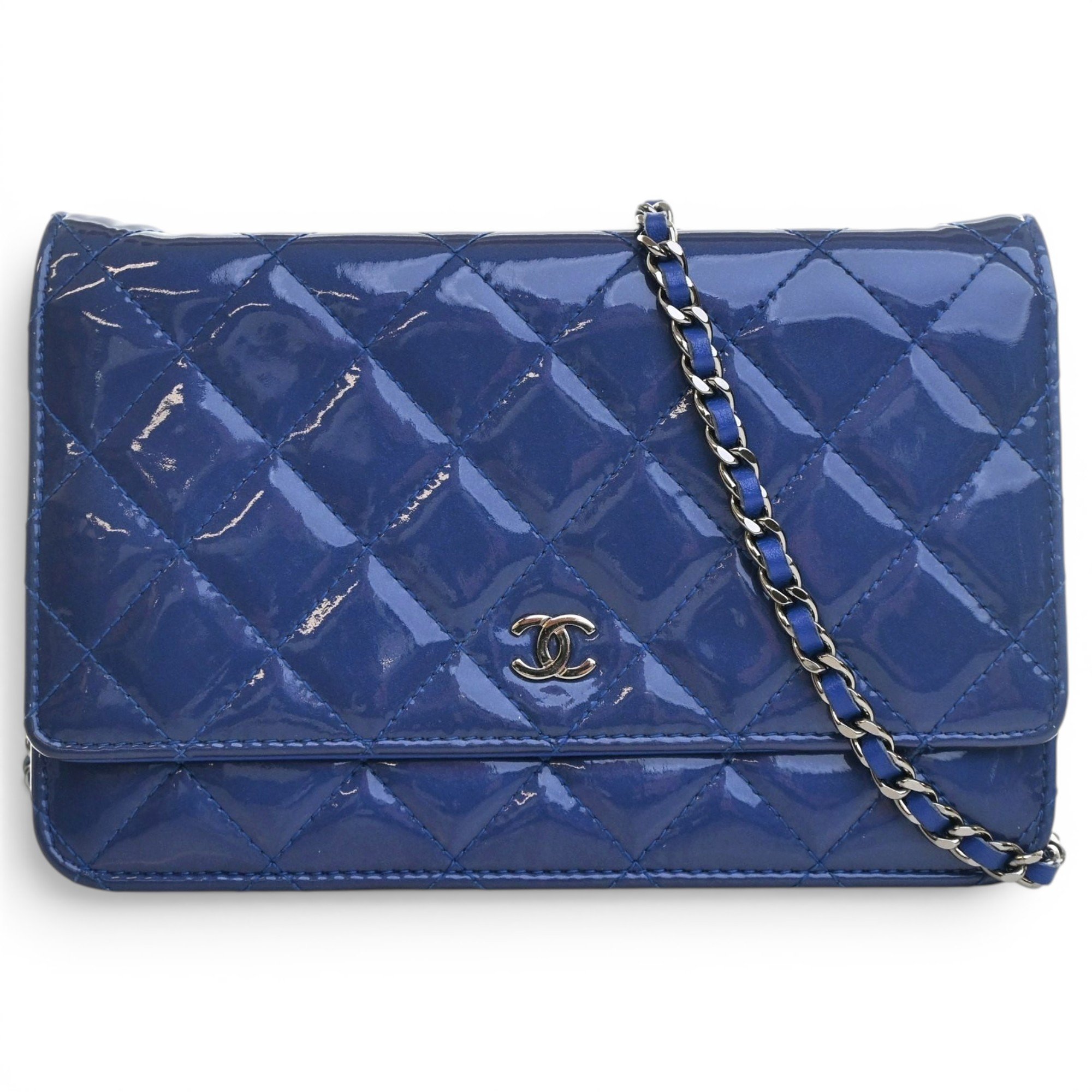 Patent leather crossbody bag