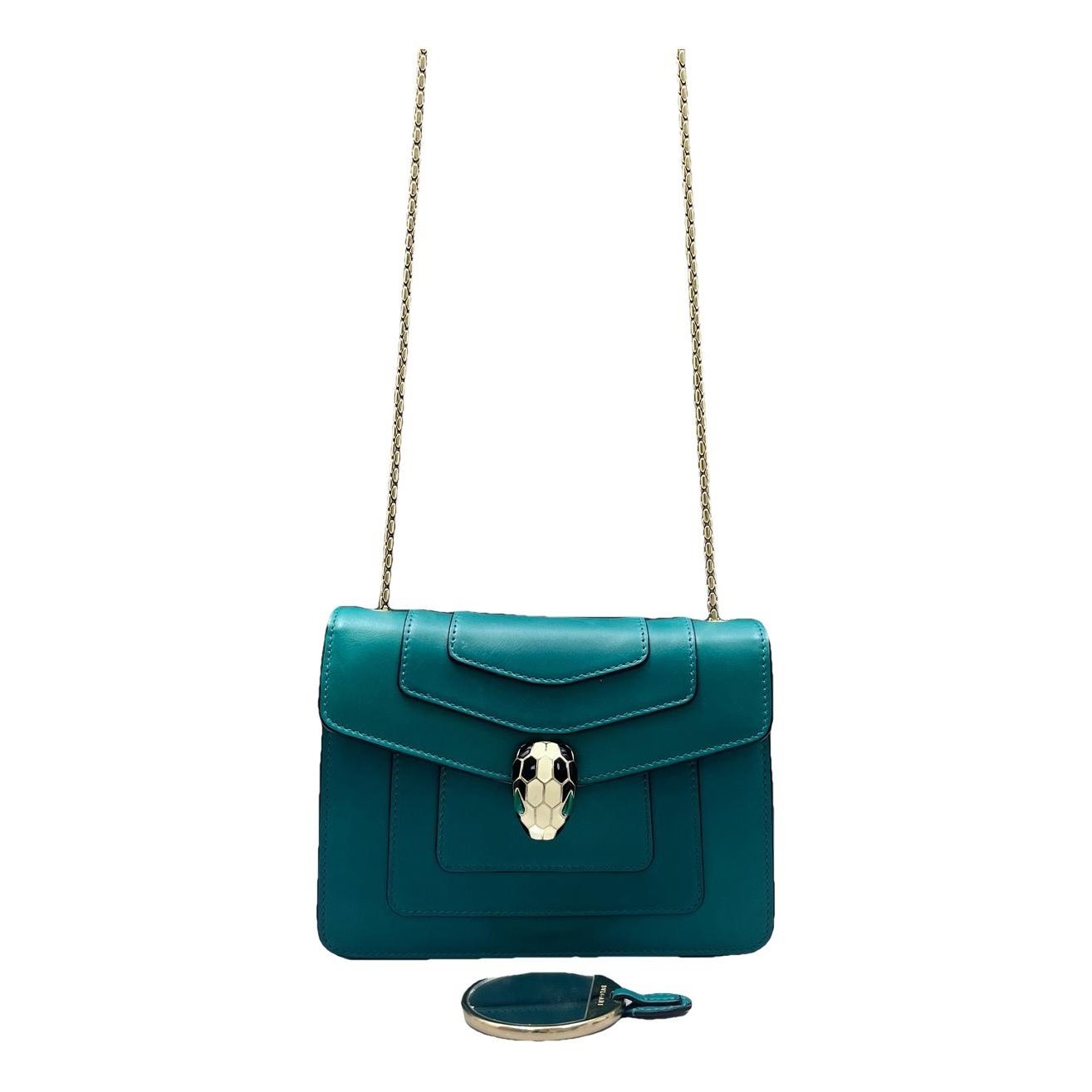 Serpenti leather handbag
